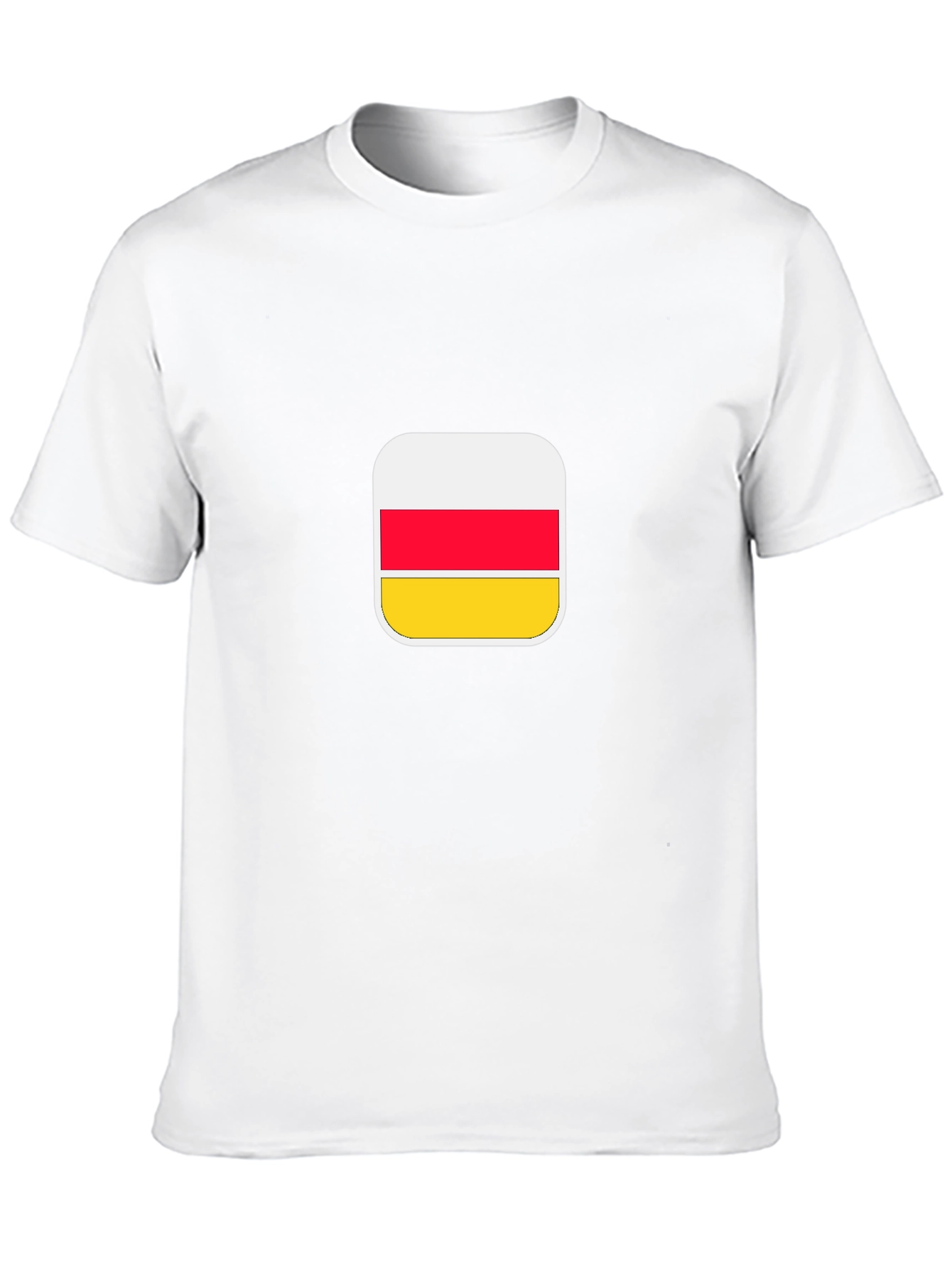 South Ossetia Flag Graphic Tee - Black - 10