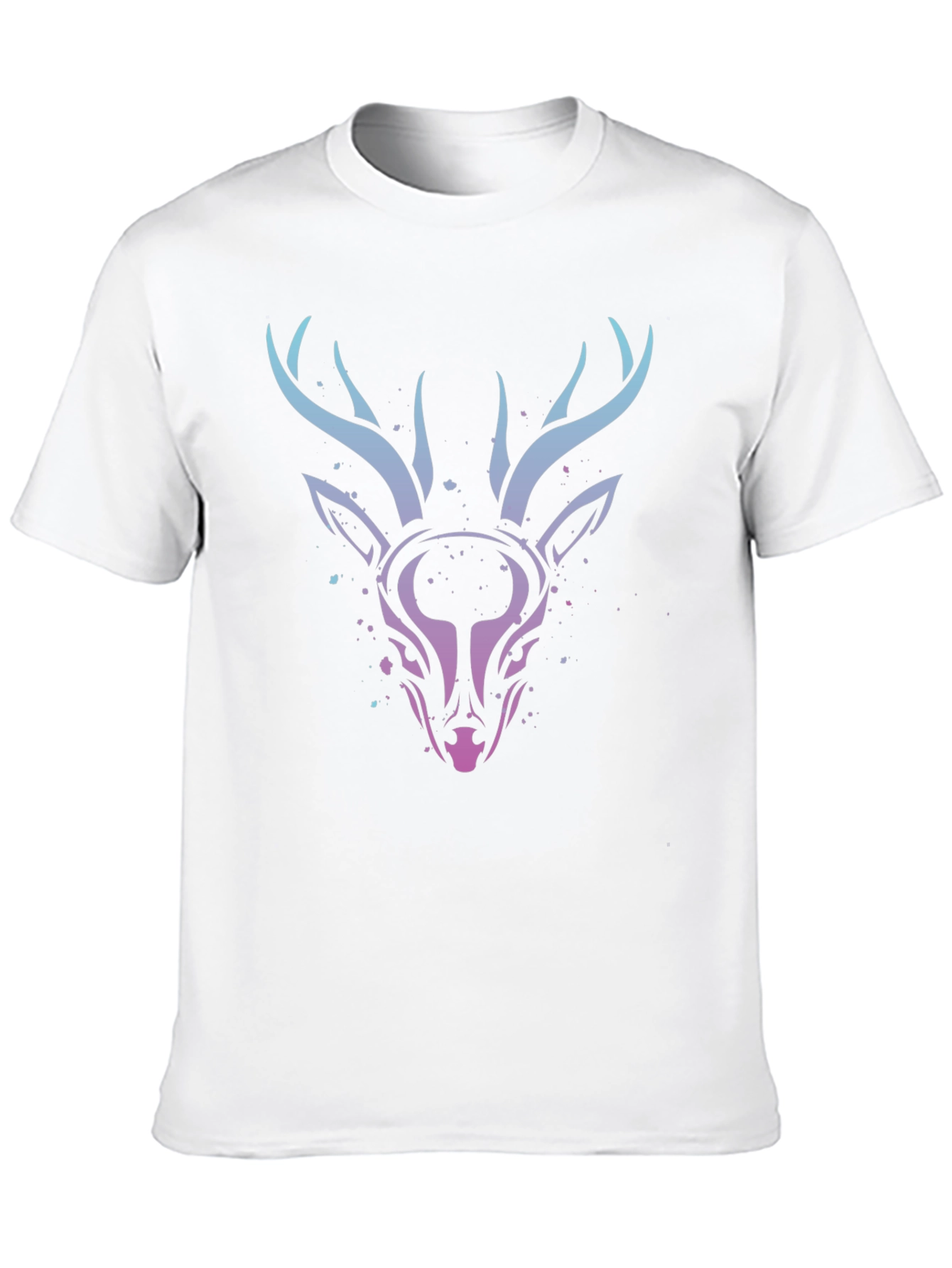 Black Deer Graphic Black T-Shirt view 10