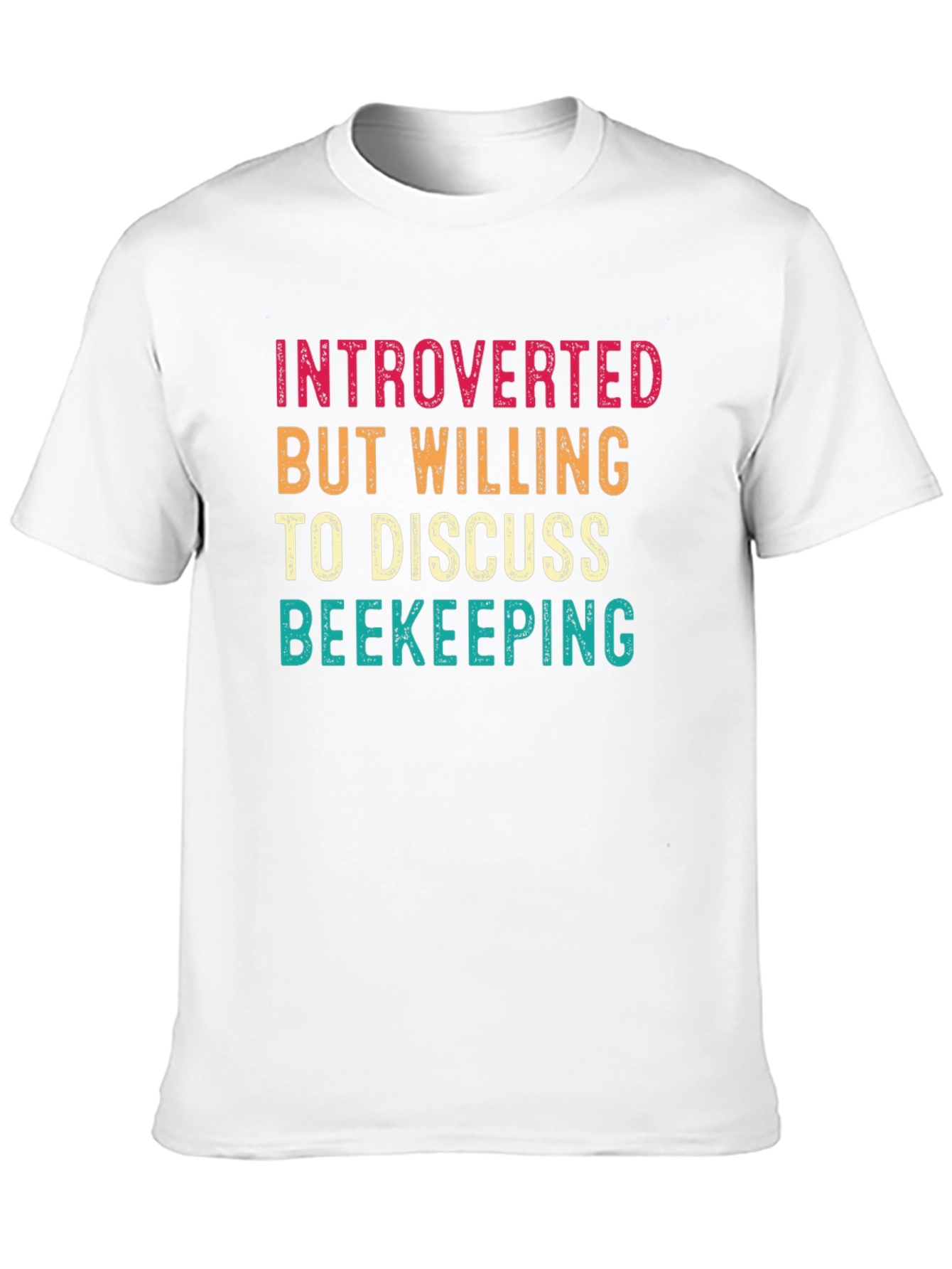 Black Introverted Beekeeping T-Shirt view 10
