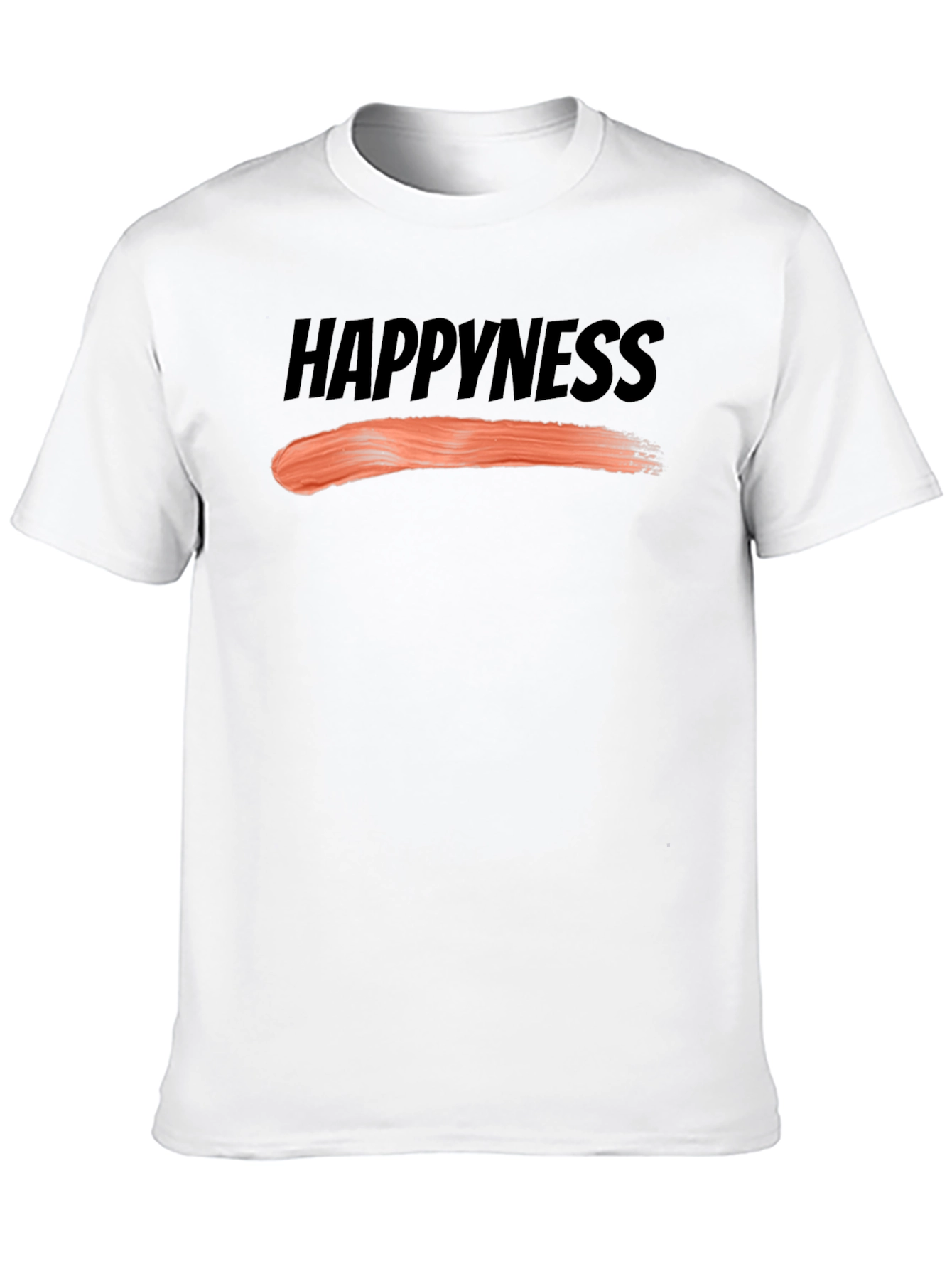 Black Happiness Graphic Tee - Black Unisex view 10