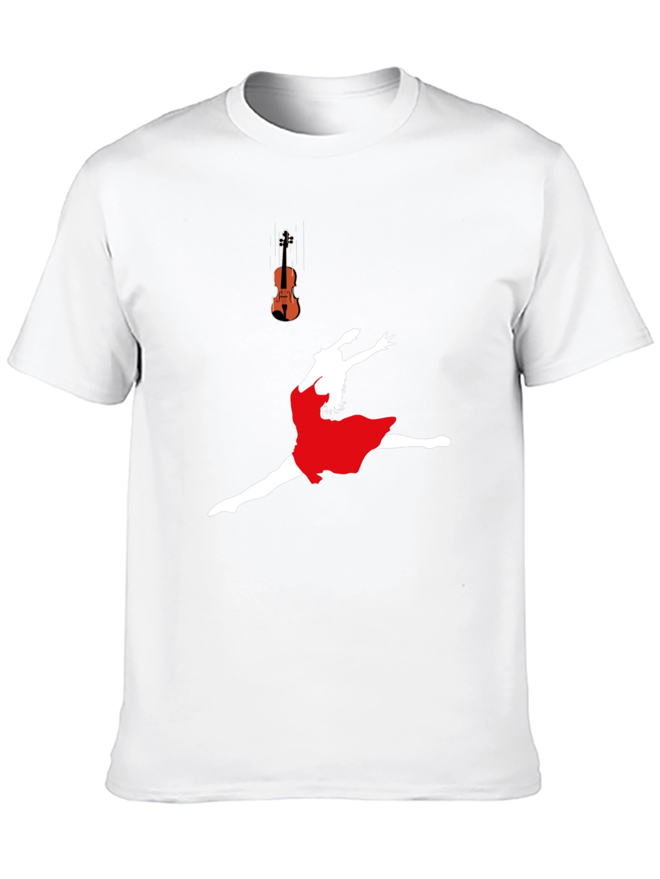 Black Dance & Music T-Shirt - Black Cotton Blend view 10