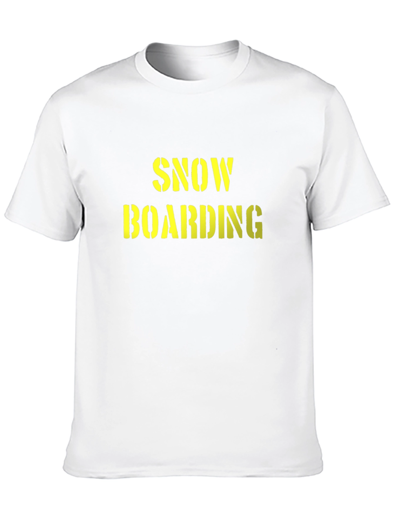 Black Snowboarding Graphic T-Shirt - Black view 10