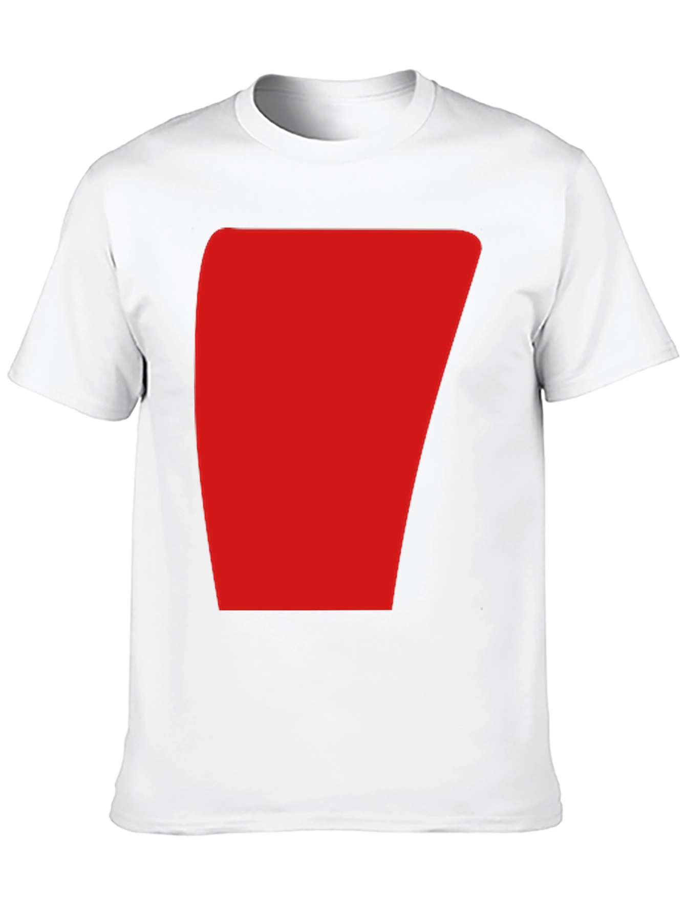 Black Bold Red Graphic Black T-Shirt - Modern Casual Style view 10