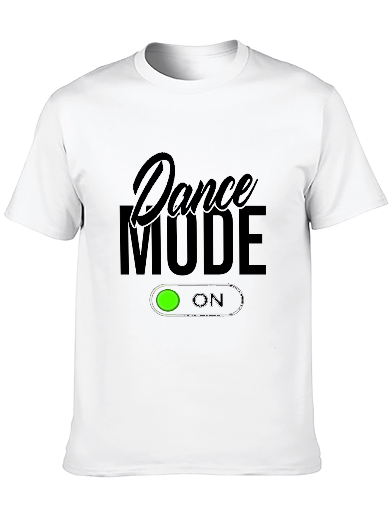 Black Dance Mode On Black T-Shirt view 10