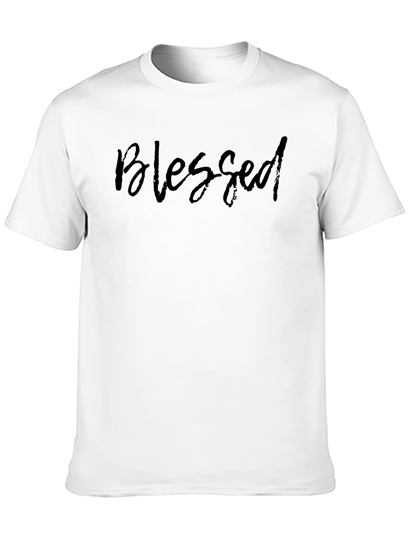 Black Blessed Black T-Shirt - Casual Comfort view 10