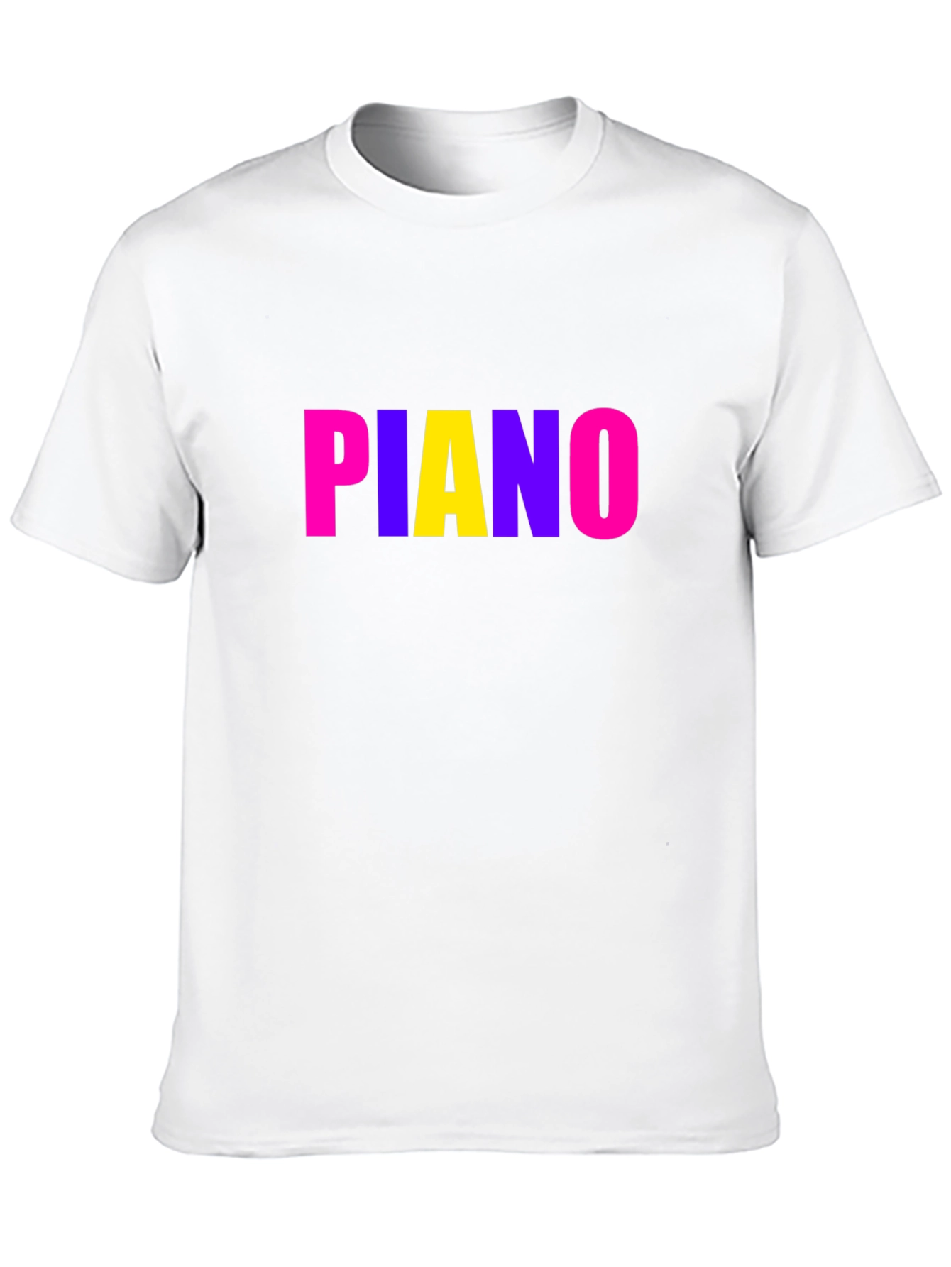 Black Fun Piano Graphic T-Shirt view 10