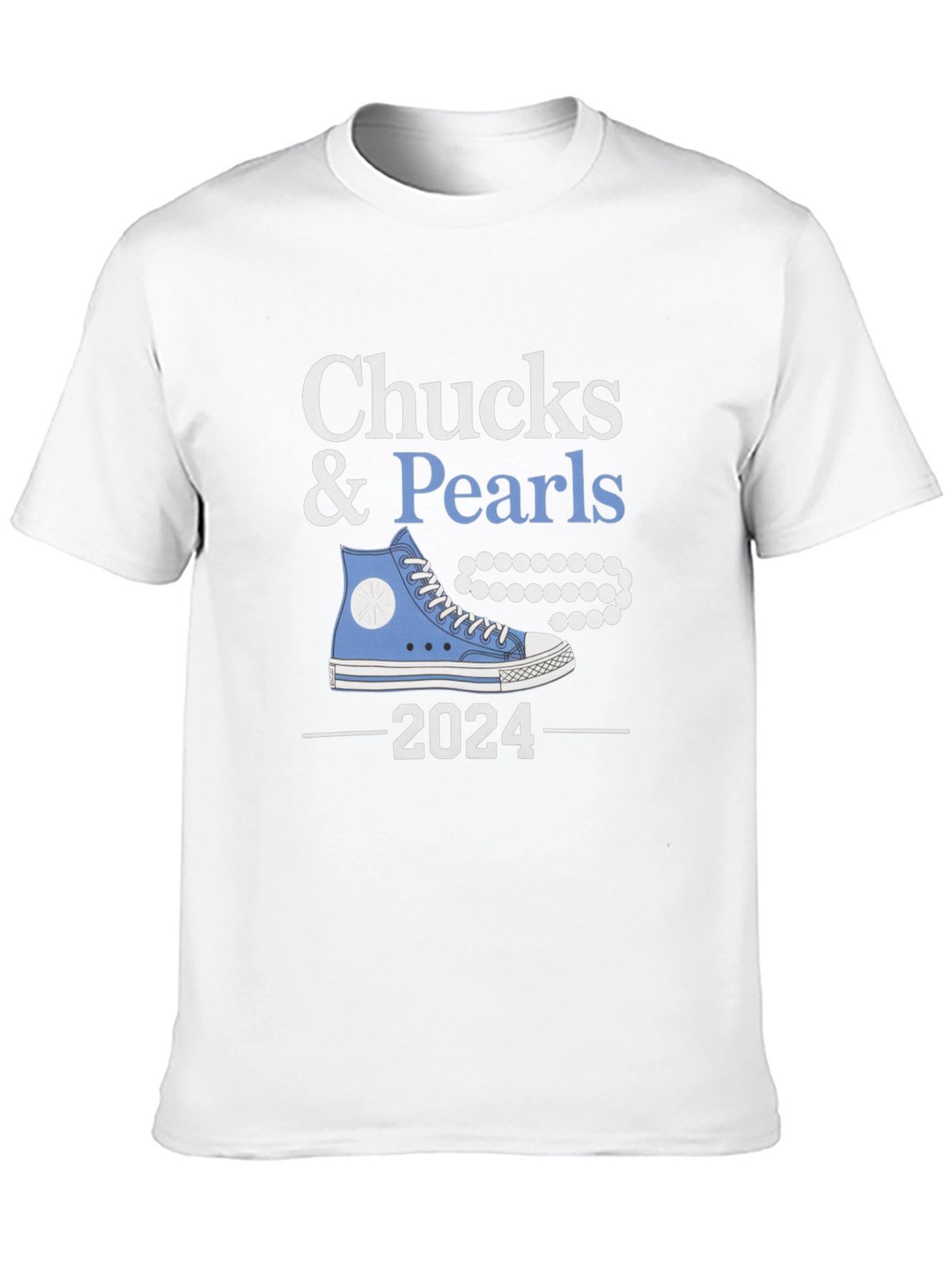 Black Chucks & Pearls 2024 T-Shirt view 10