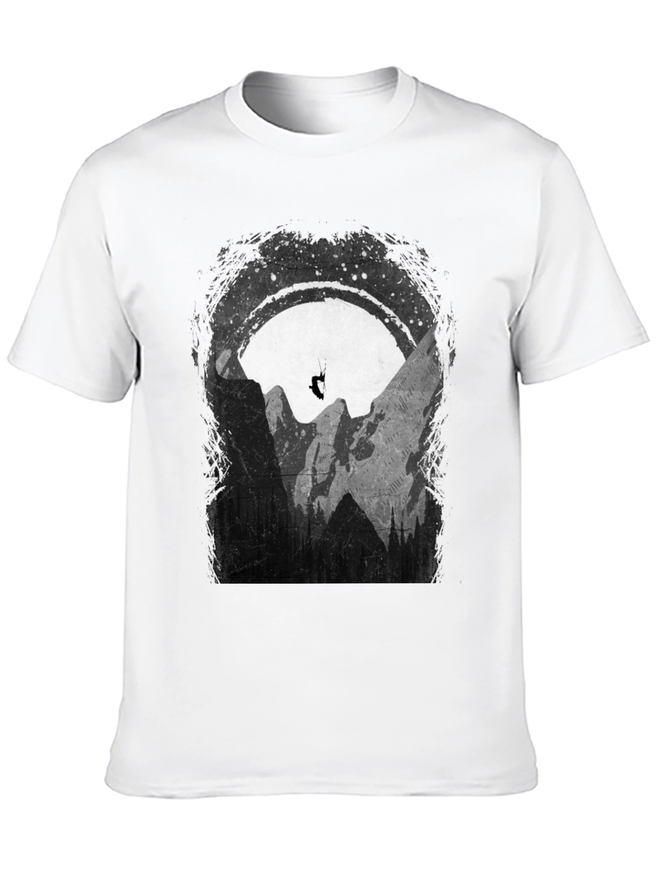 Black Mountain Paragliding Graphic T-Shirt - Adventure Ready! view 10