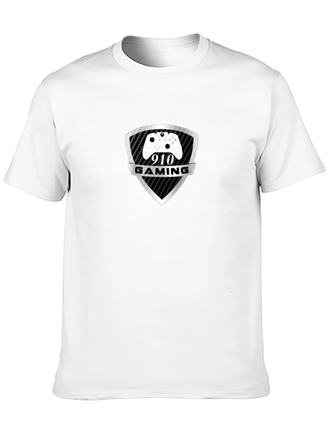 Black 910 Gaming T-Shirt - Black Cotton Gamer Tee view 10