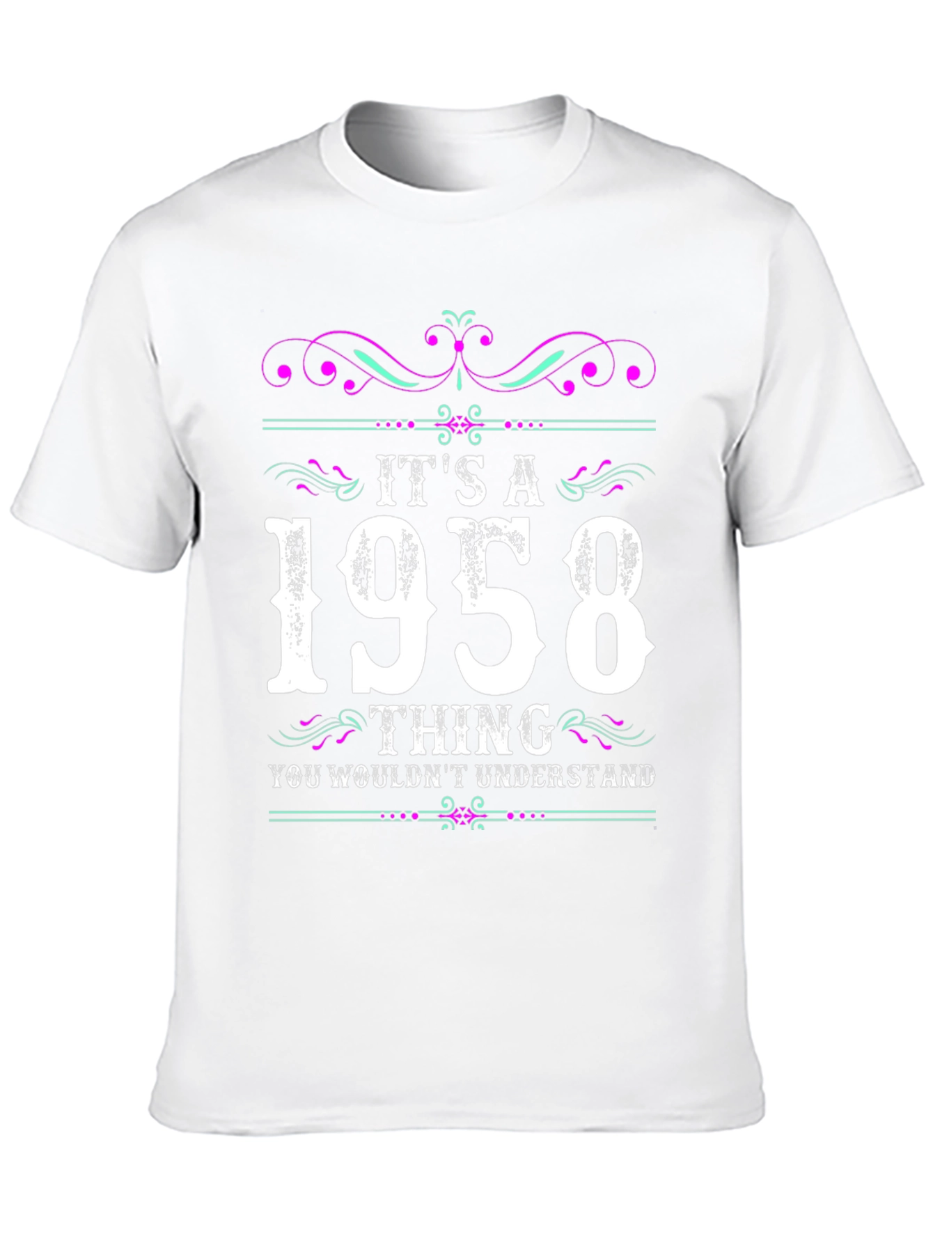 Black It's a 1958 Thing T-Shirt view 10