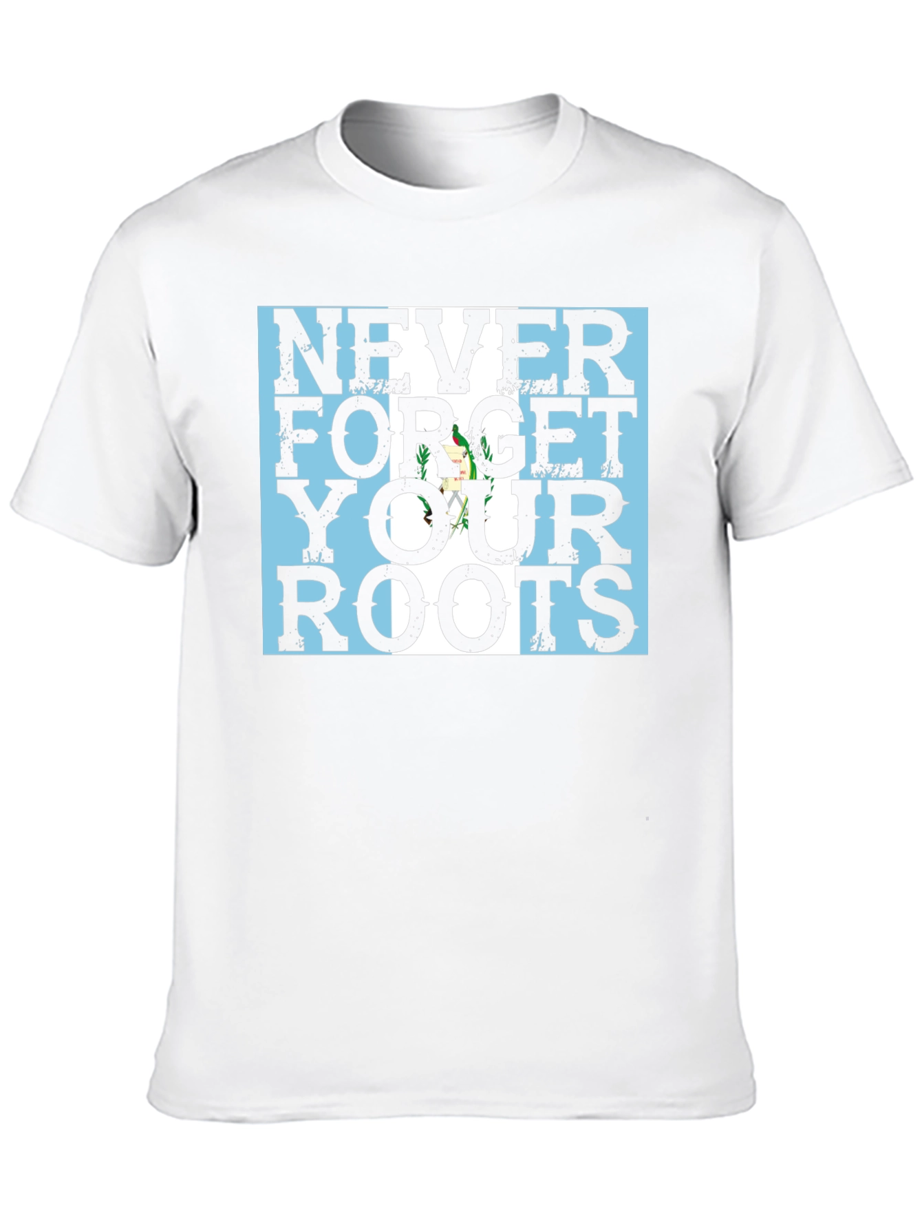 Never Forget Your Roots Guatemala Flag Black T-Shirt - 10