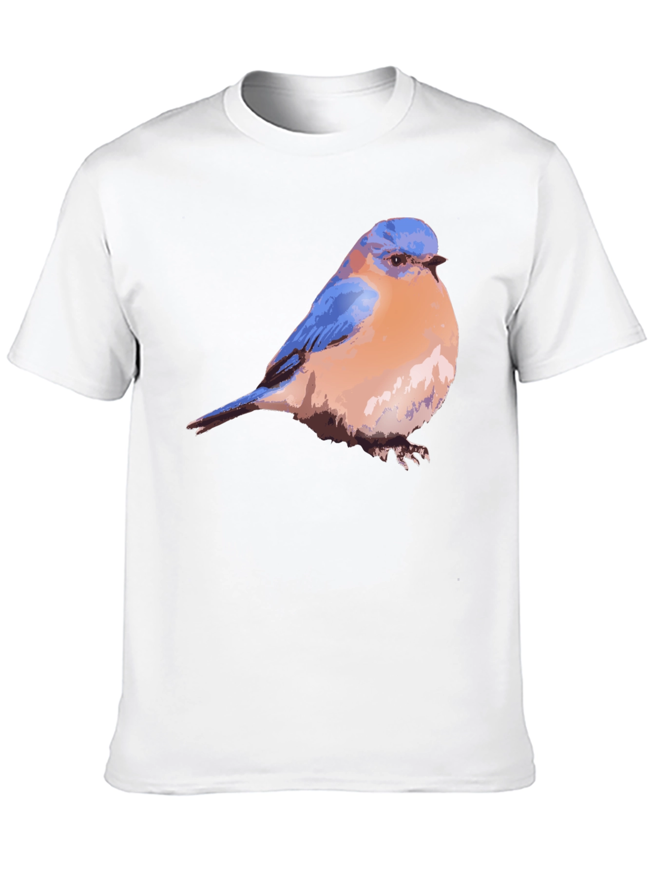 Black Bluebird Graphic Black T-Shirt view 10