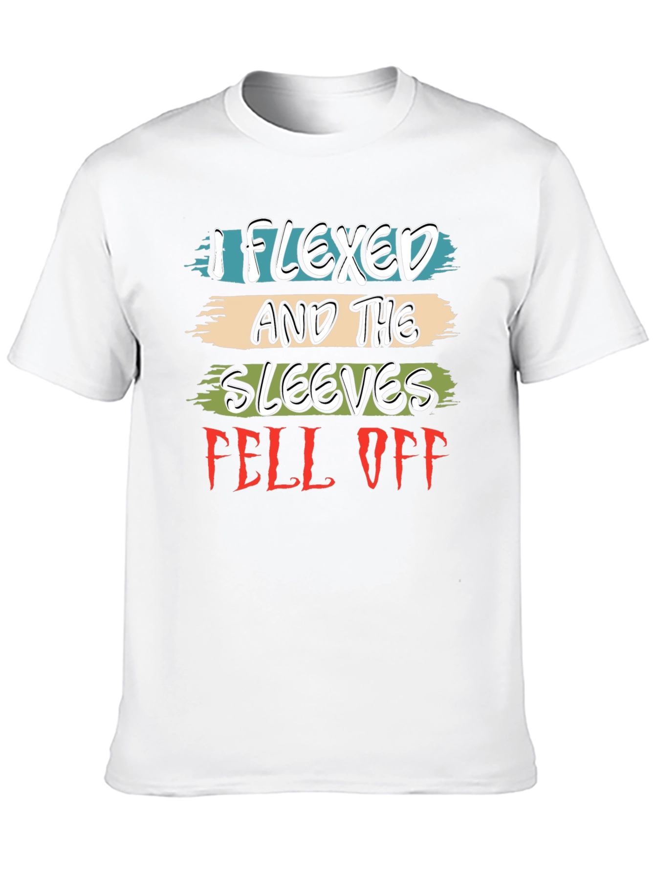 Black Flexed Sleeves Fell Off Graphic Tee view 10