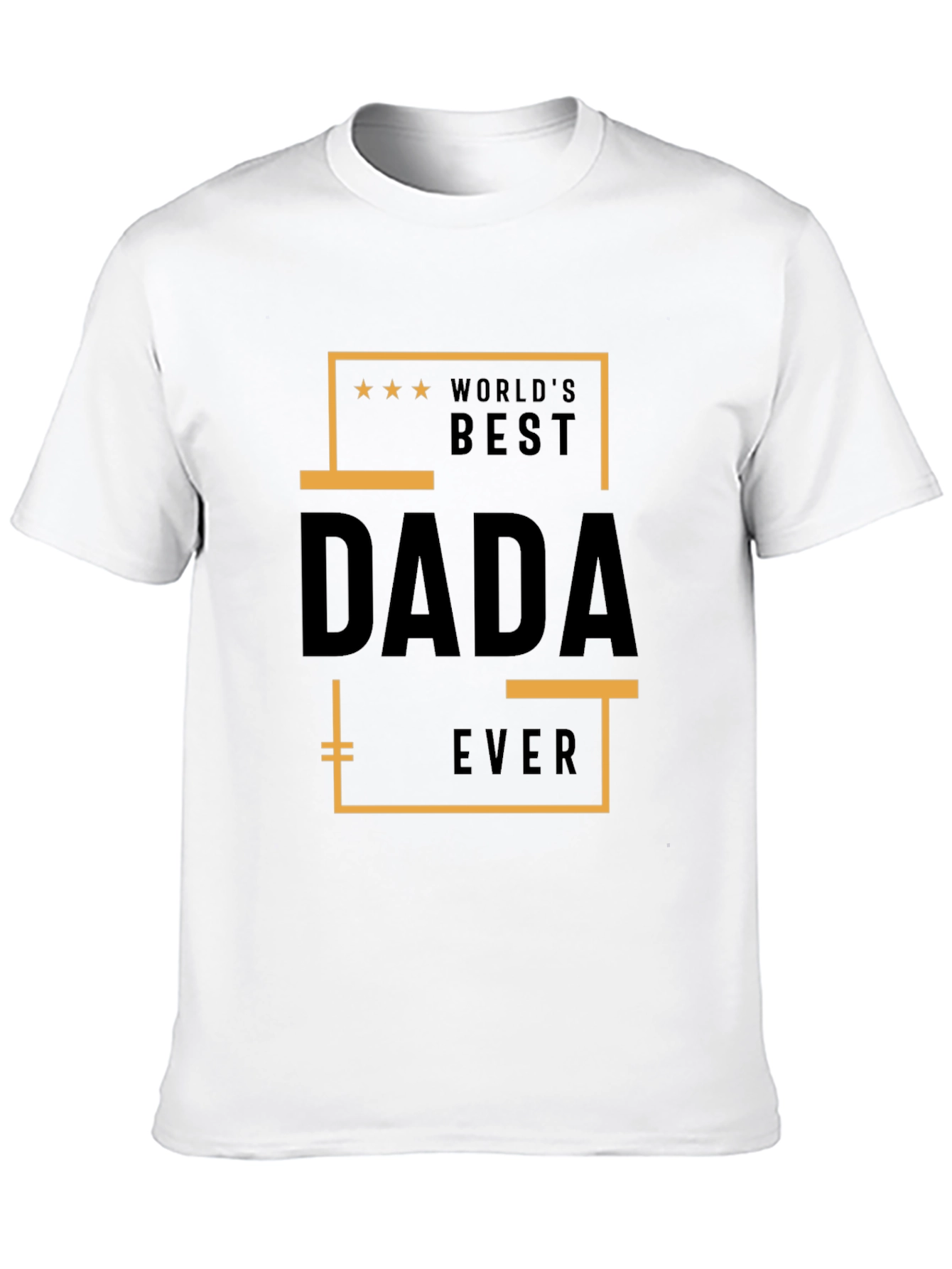 Black World's Best Dada Ever T-Shirt view 10