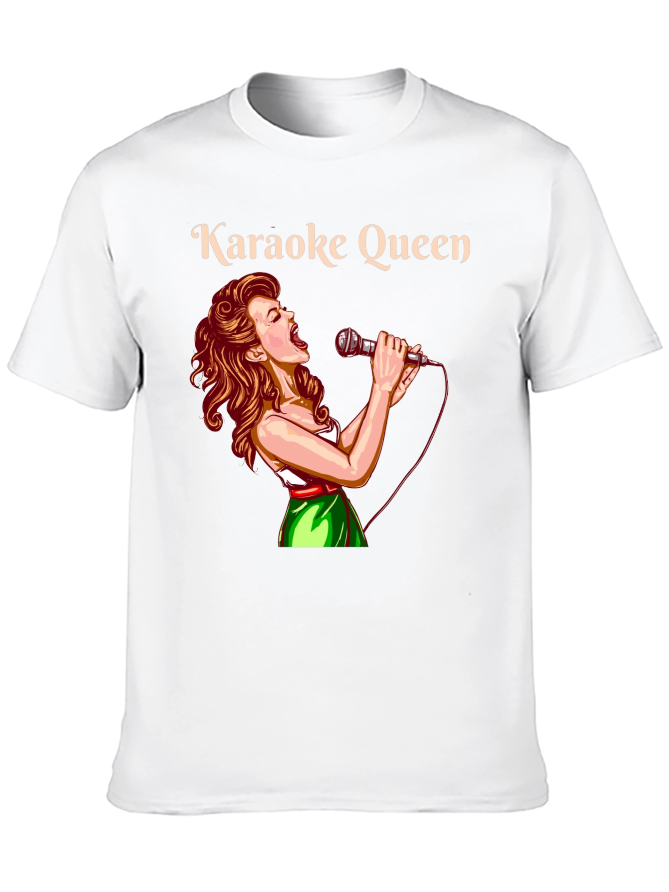 Black Karaoke Queen Graphic T-Shirt view 10