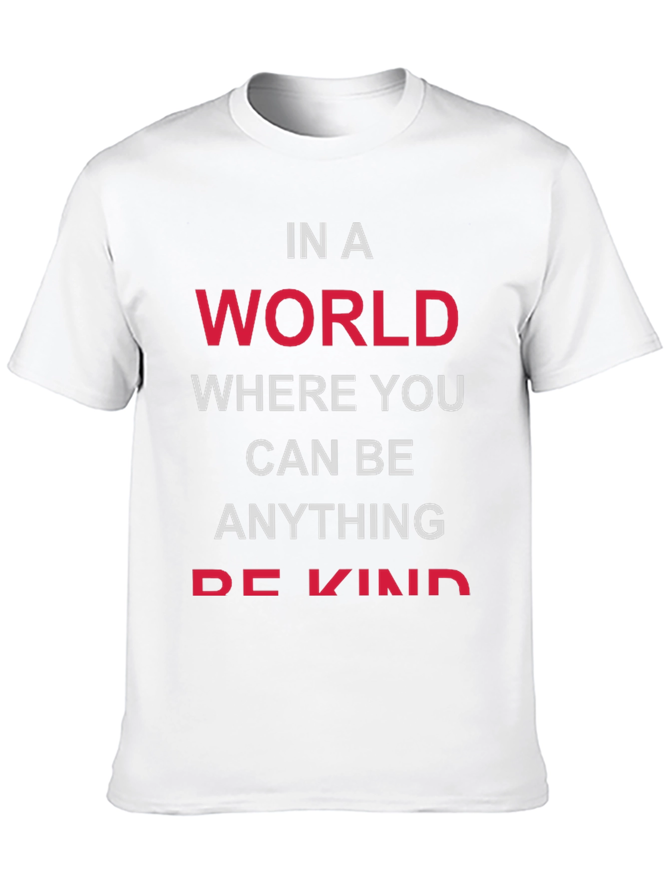 Black In A World Be Kind T-Shirt view 10