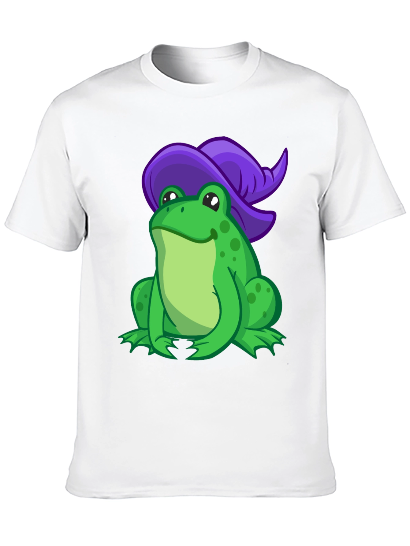 Black Frog Wizard Graphic Tee - Black Cotton T-Shirt view 10