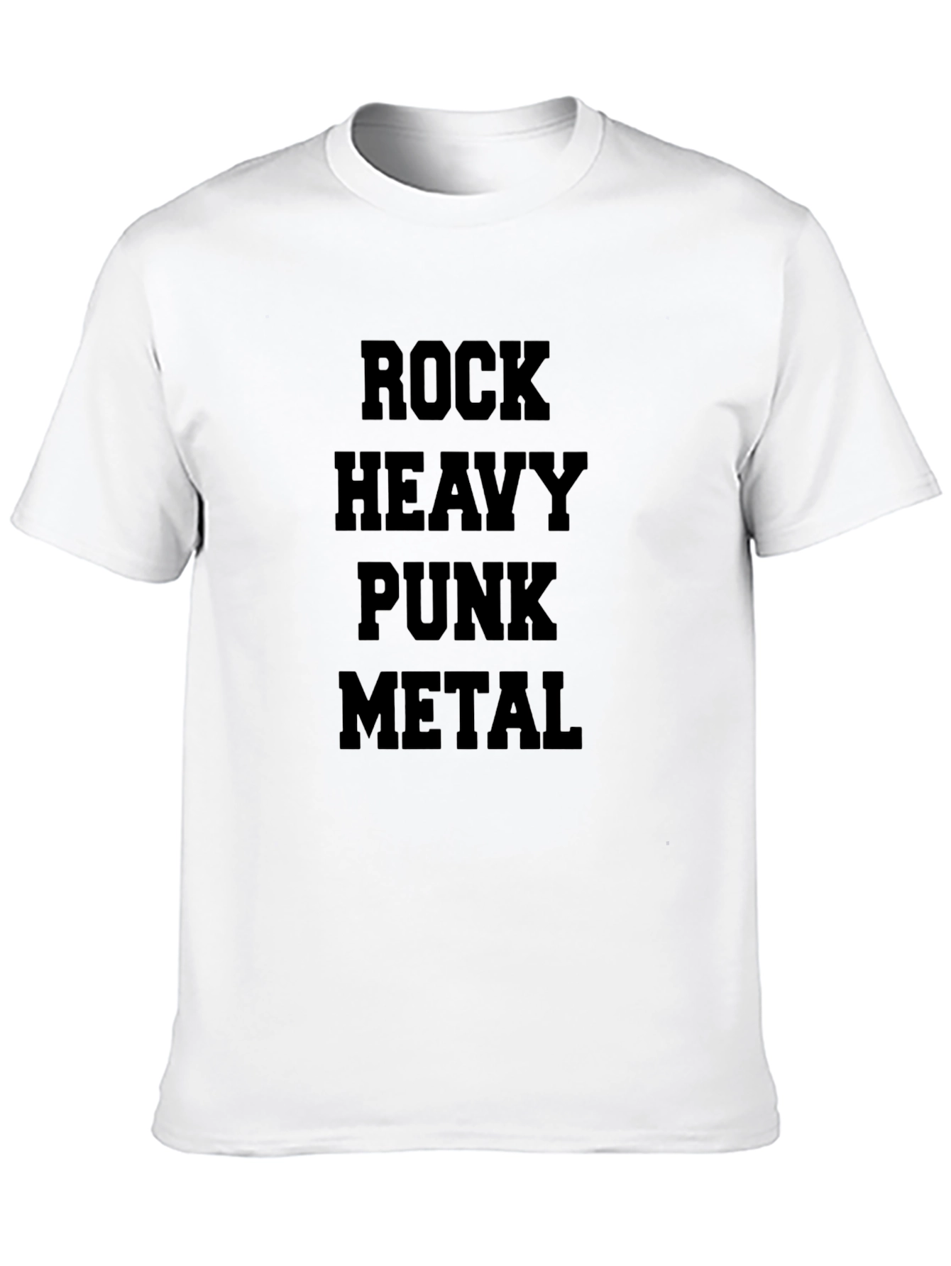 Black Rock Heavy Punk Metal Black T-Shirt view 10