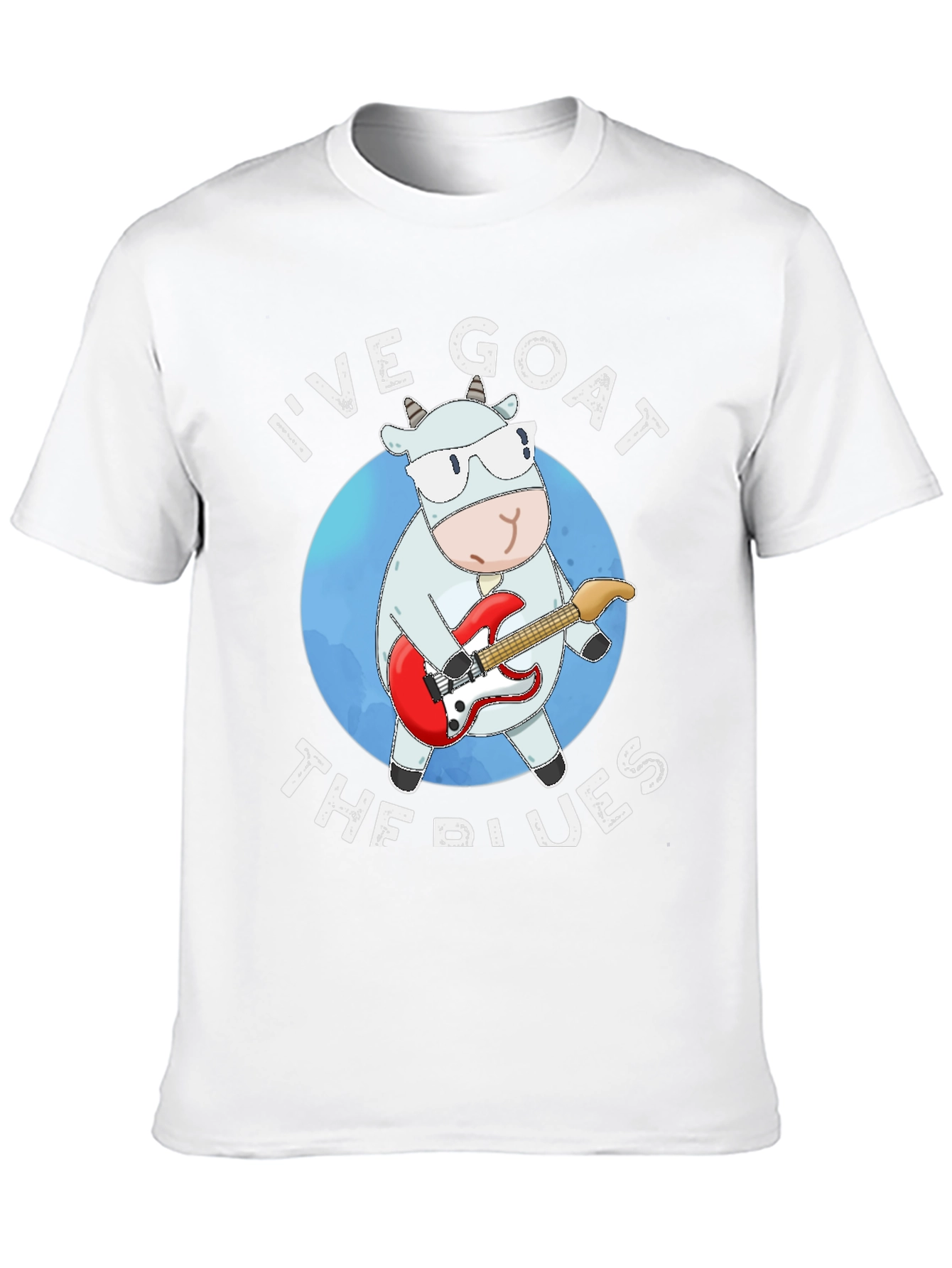 Black I've Goat the Blues T-Shirt view 10