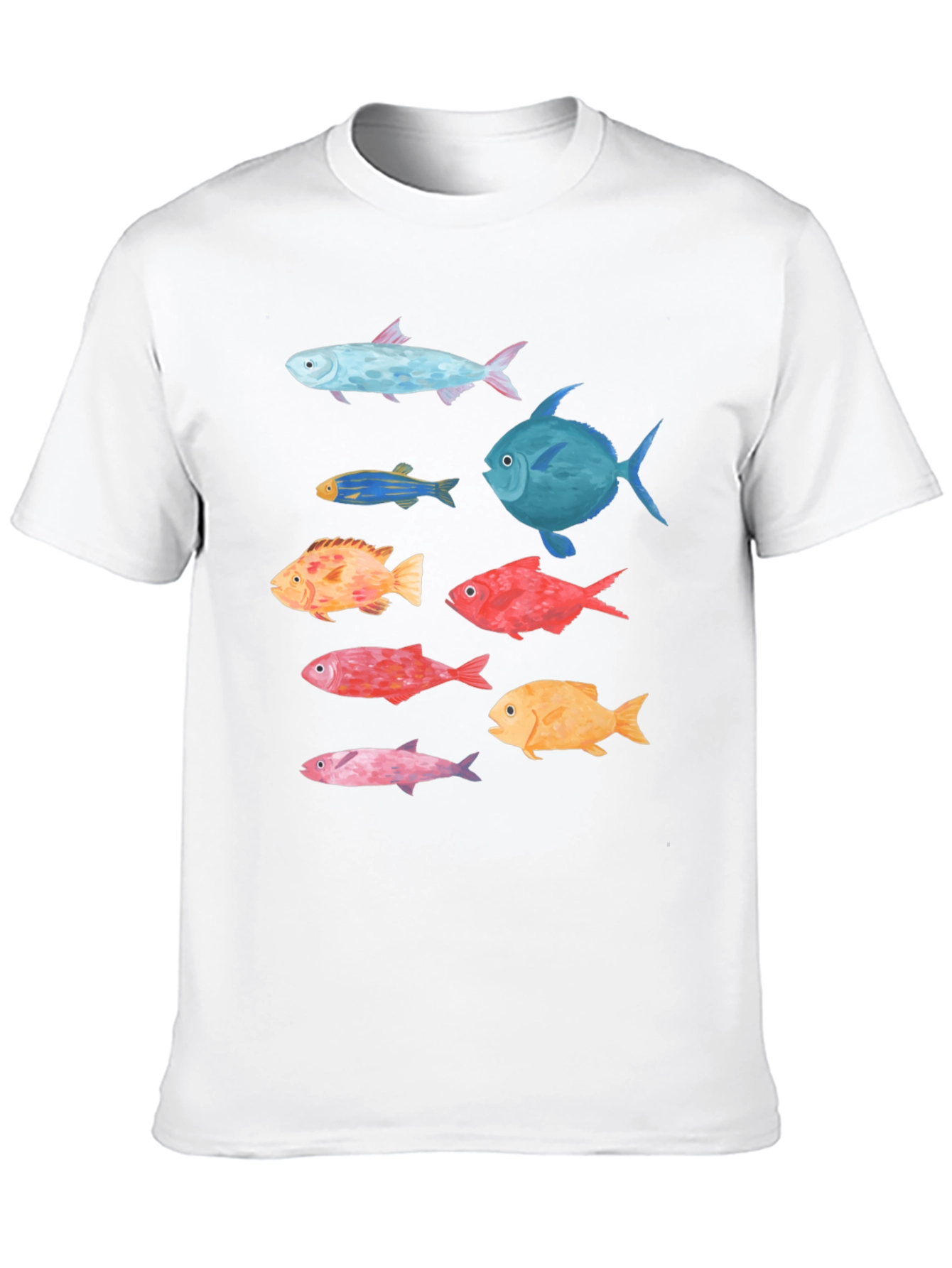 Black Fish Graphic Tee - Stylish Men's Black T-Shirt view 10