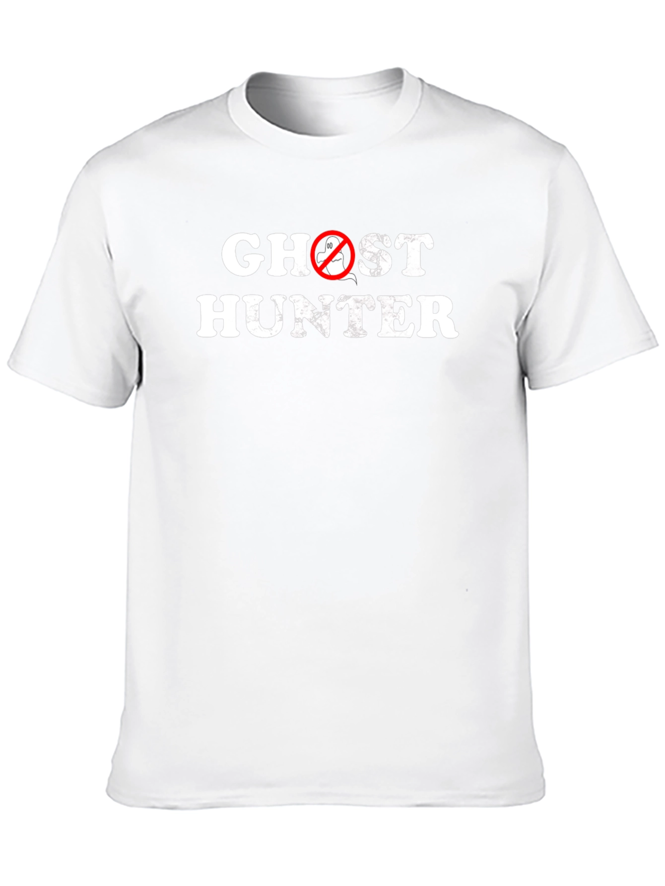 Black Ghost Hunter Graphic Tee - Paranormal Investigation Shirt view 10