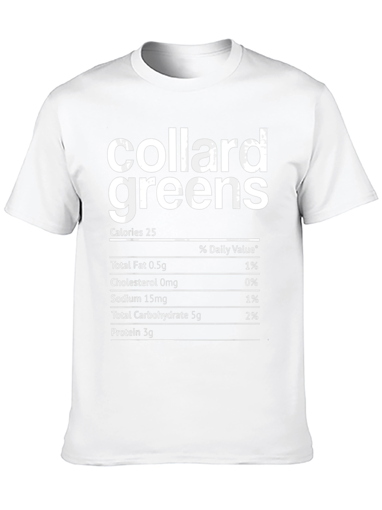 Collard Greens Nutrition Facts T-Shirt - 10