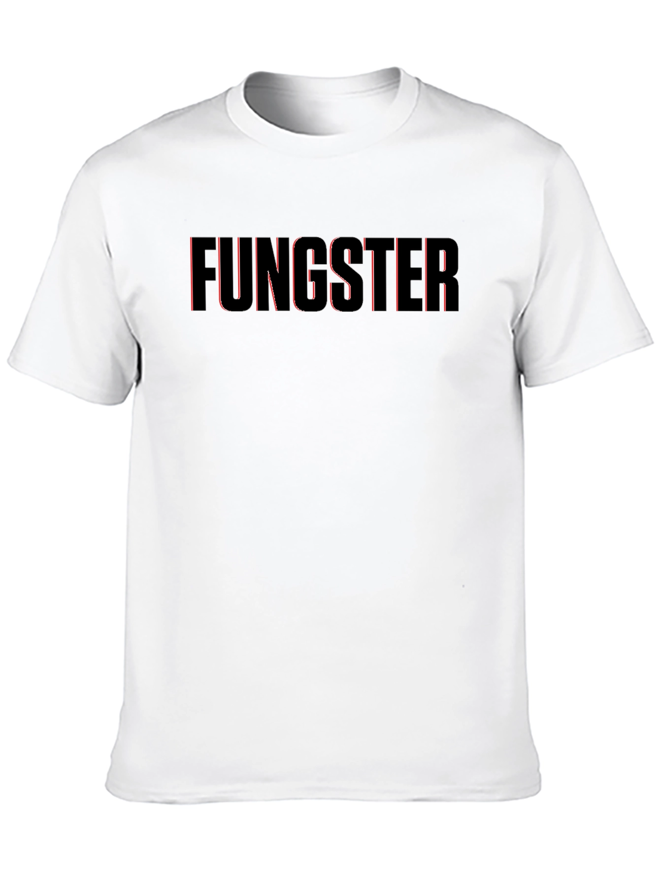 Black Fungster Graphic Tee - Bold Statement Shirt view 10