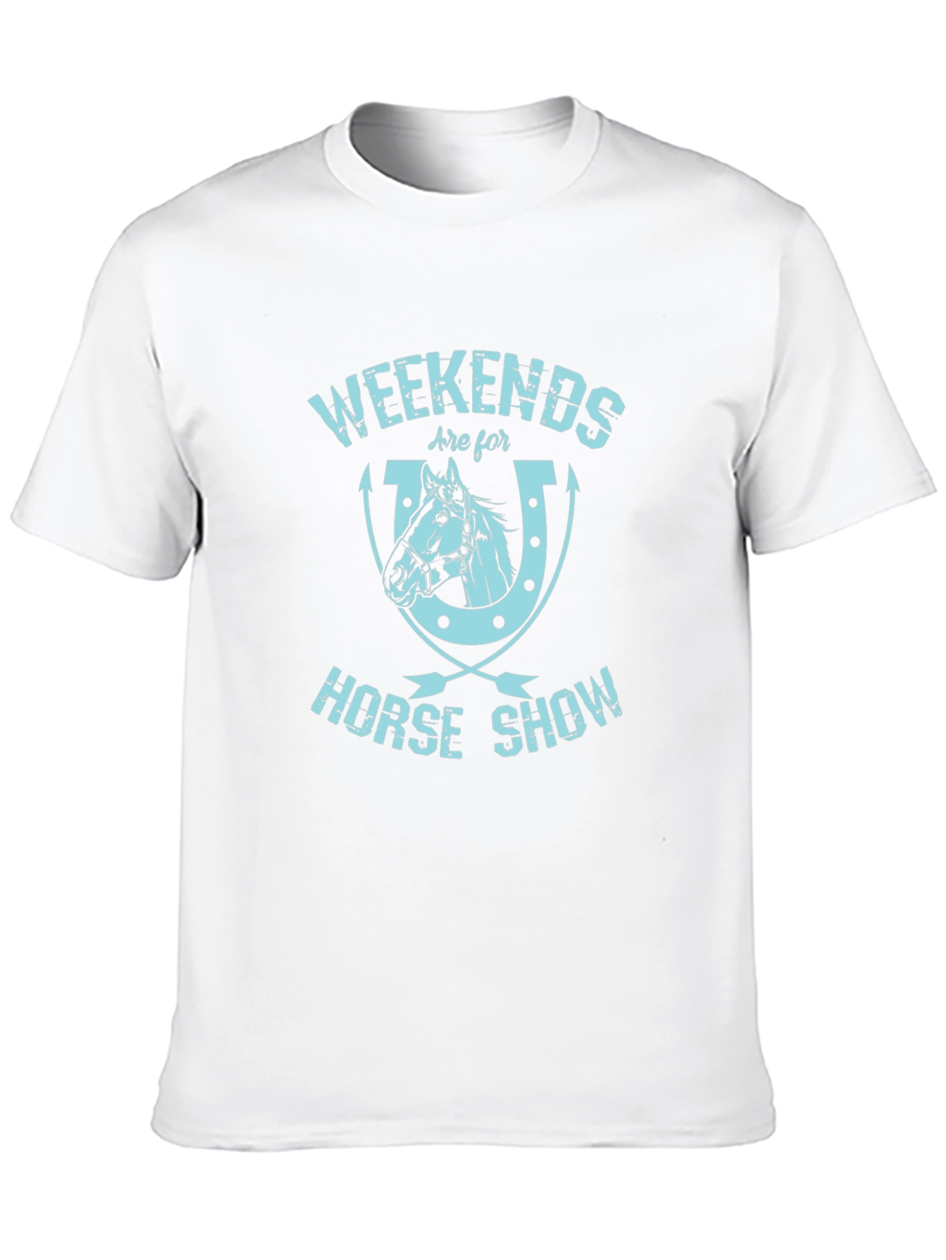 Black Weekends are for Horse Show T-Shirt - Black view 10