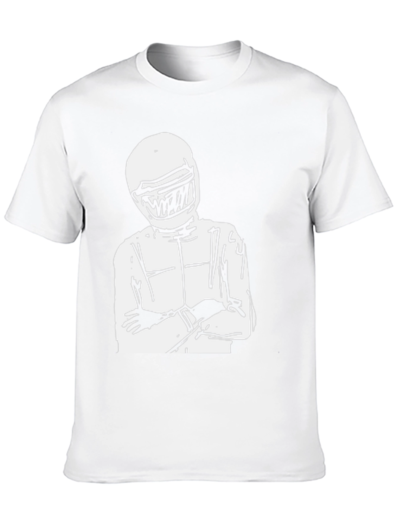 Black Racer Graphic Tee - Black Cotton Blend view 10