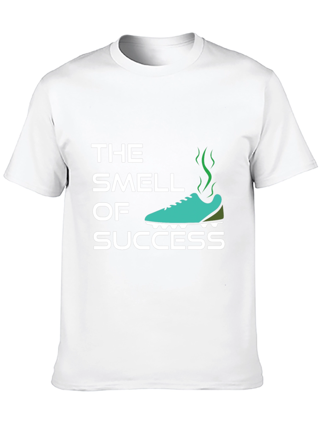 Black The Smell of Success T-Shirt - Humorous Athlete Shirt view 10