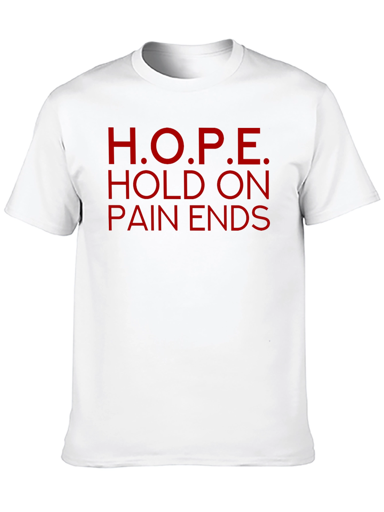 Black H.O.P.E. Graphic Tee - Hold On, Pain Ends view 10
