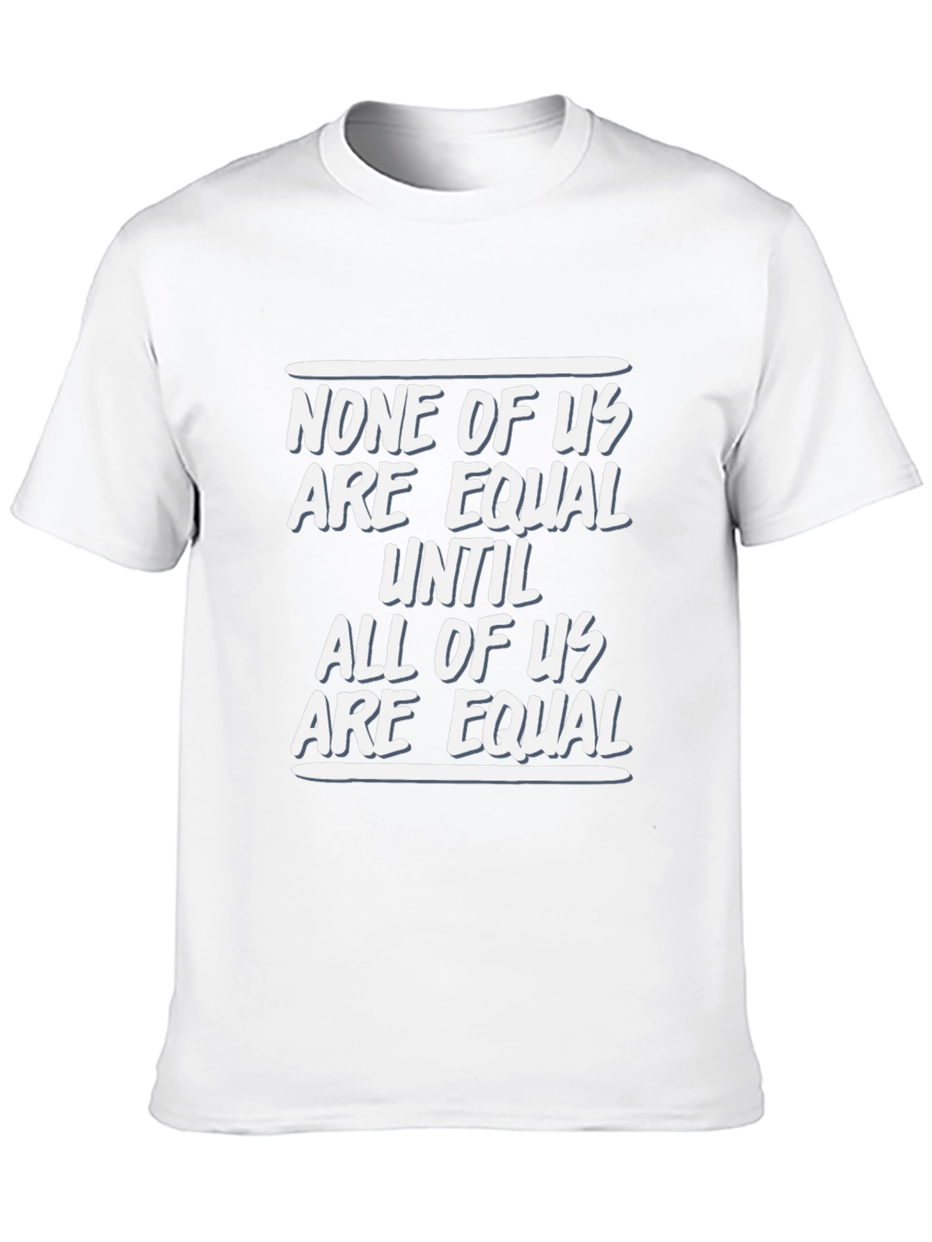Black Equality Statement Black Graphic Tee view 10