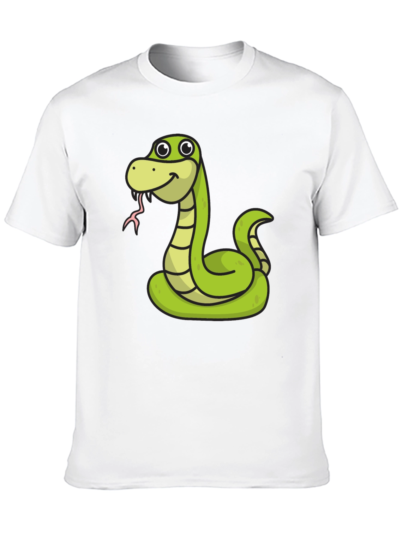 Black Snake Cartoon Graphic Tee view 10