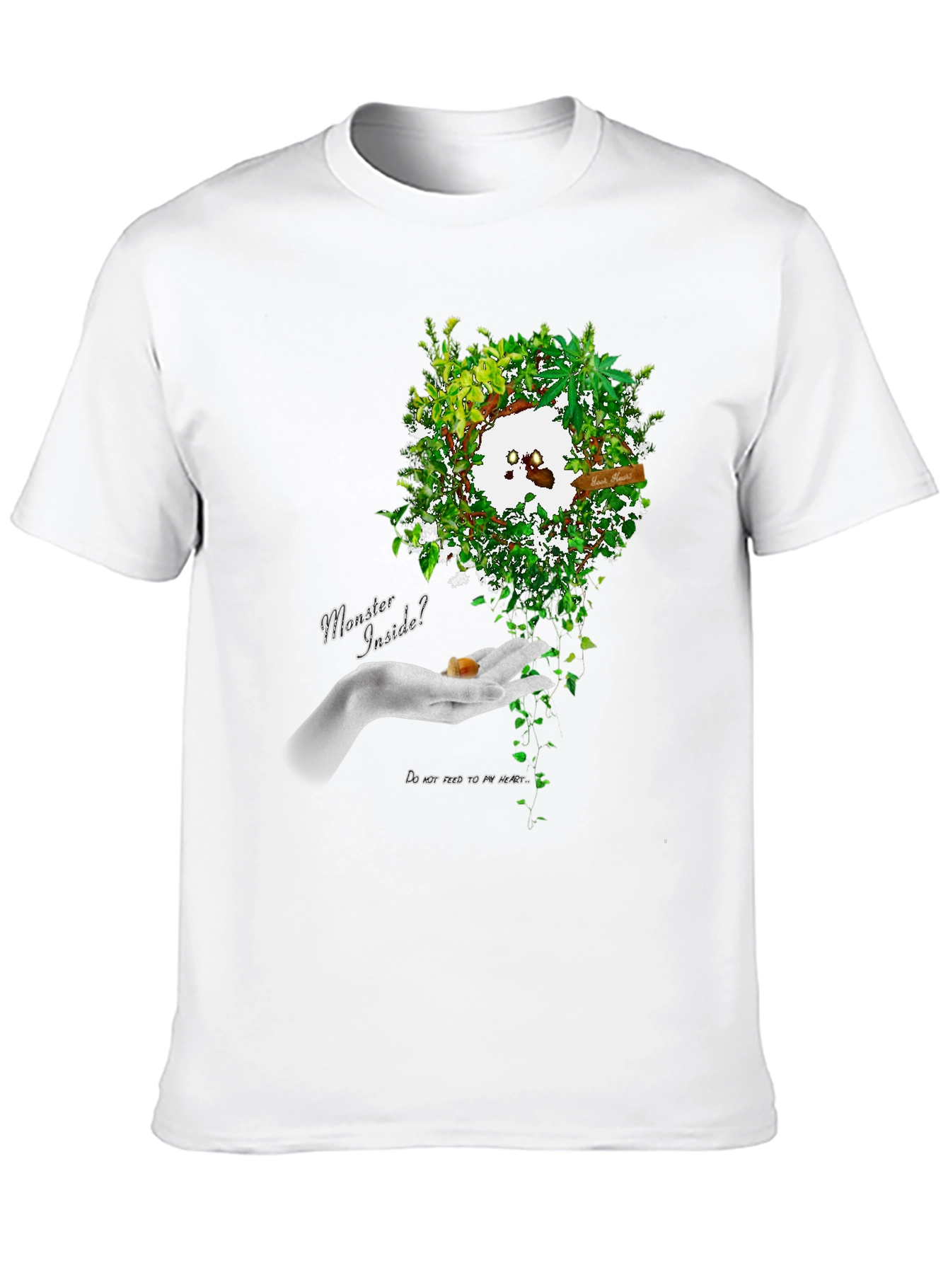 Black Monster Inside Graphic Tee - Unique Artistic Design view 10