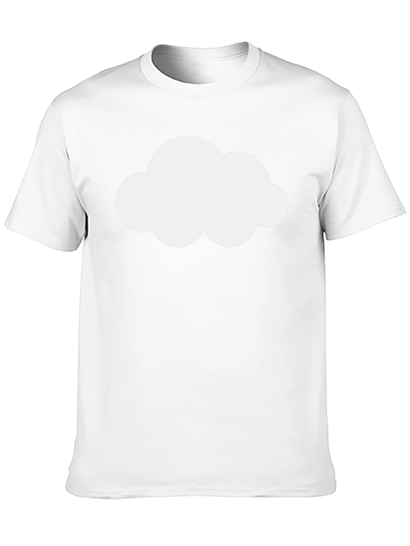 Black Cloud Graphic Tee - Soft Cotton Casual T-Shirt view 10
