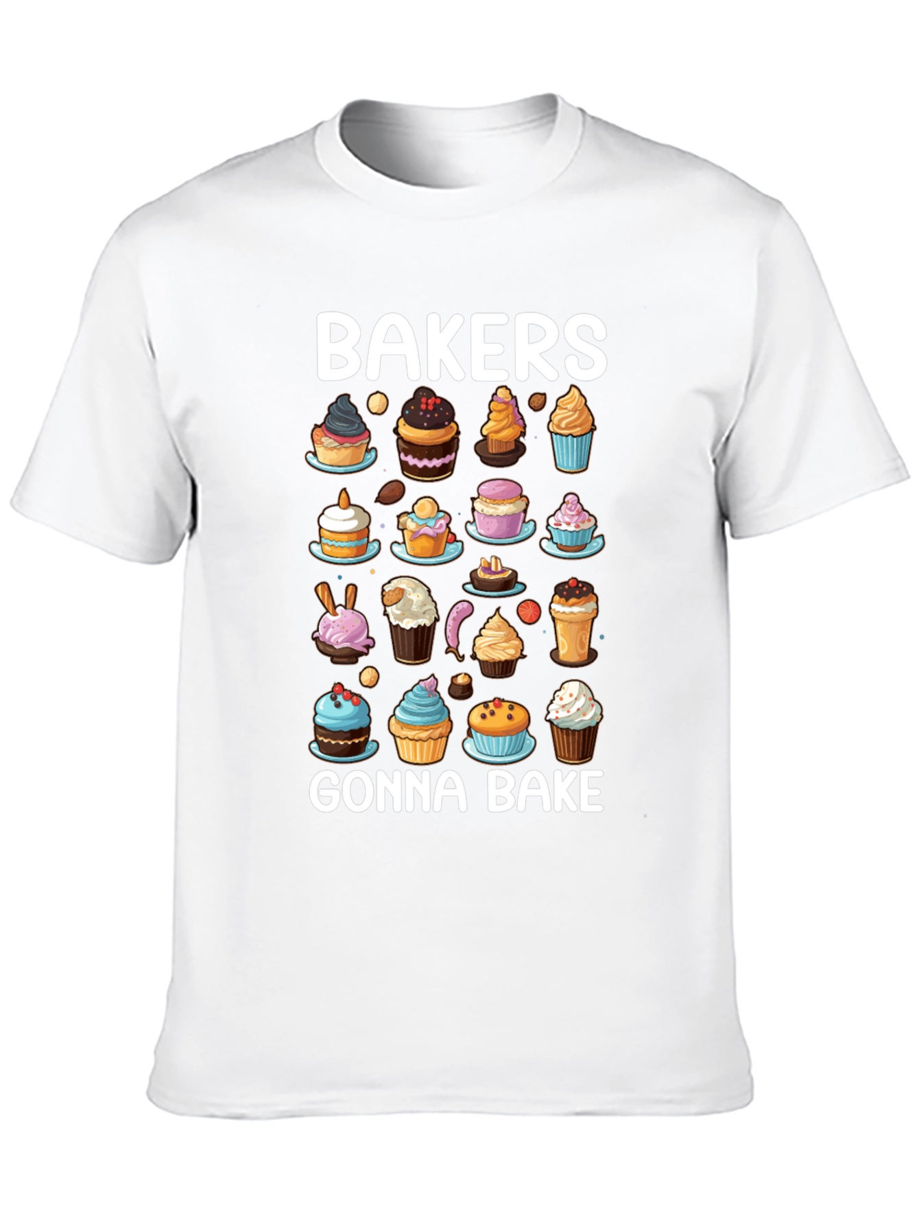 Black Bakers Gonna Bake Cupcake T-Shirt view 10