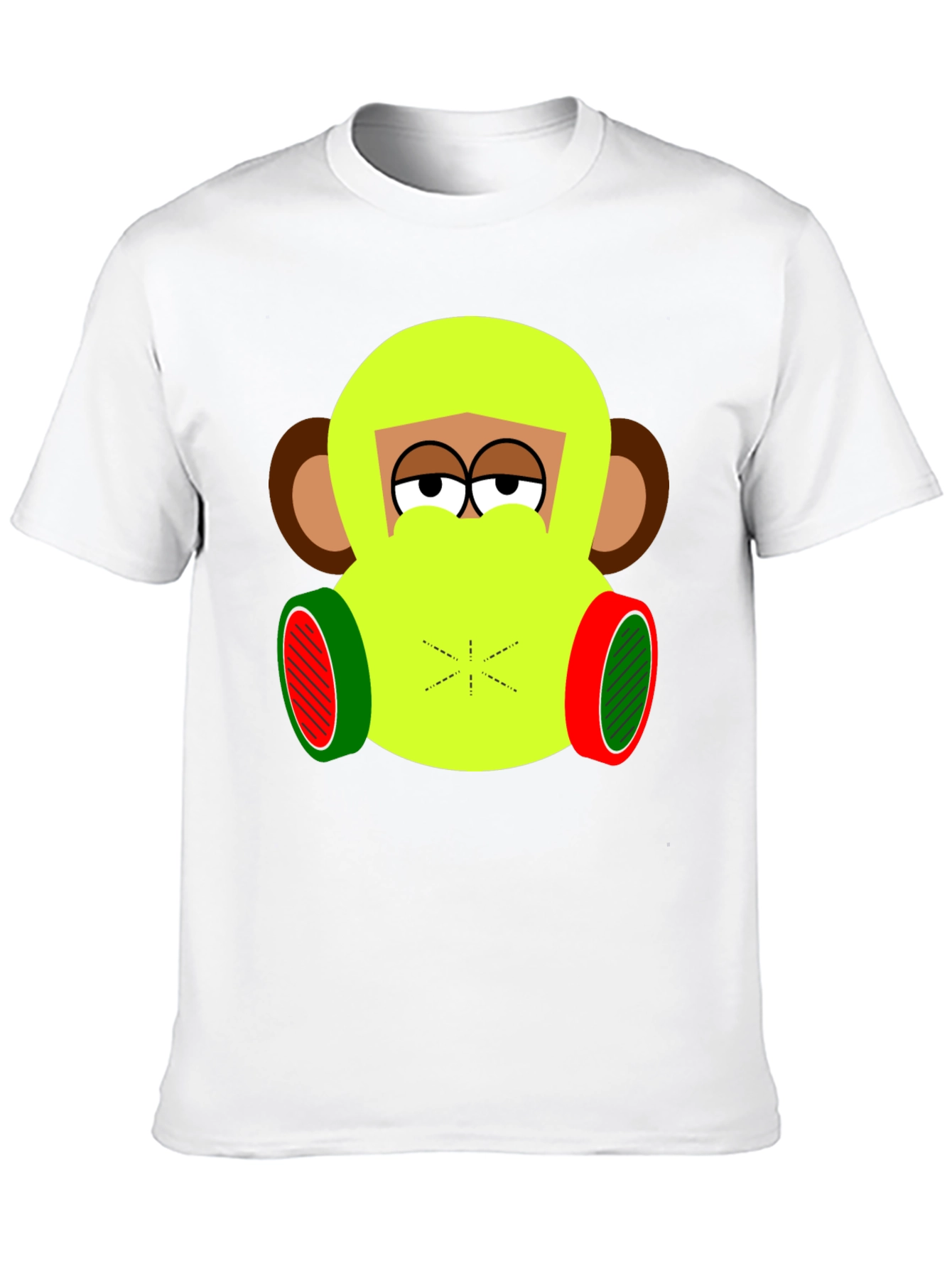 Black Funky Monkey Graphic Tee - Black Cotton Blend view 10