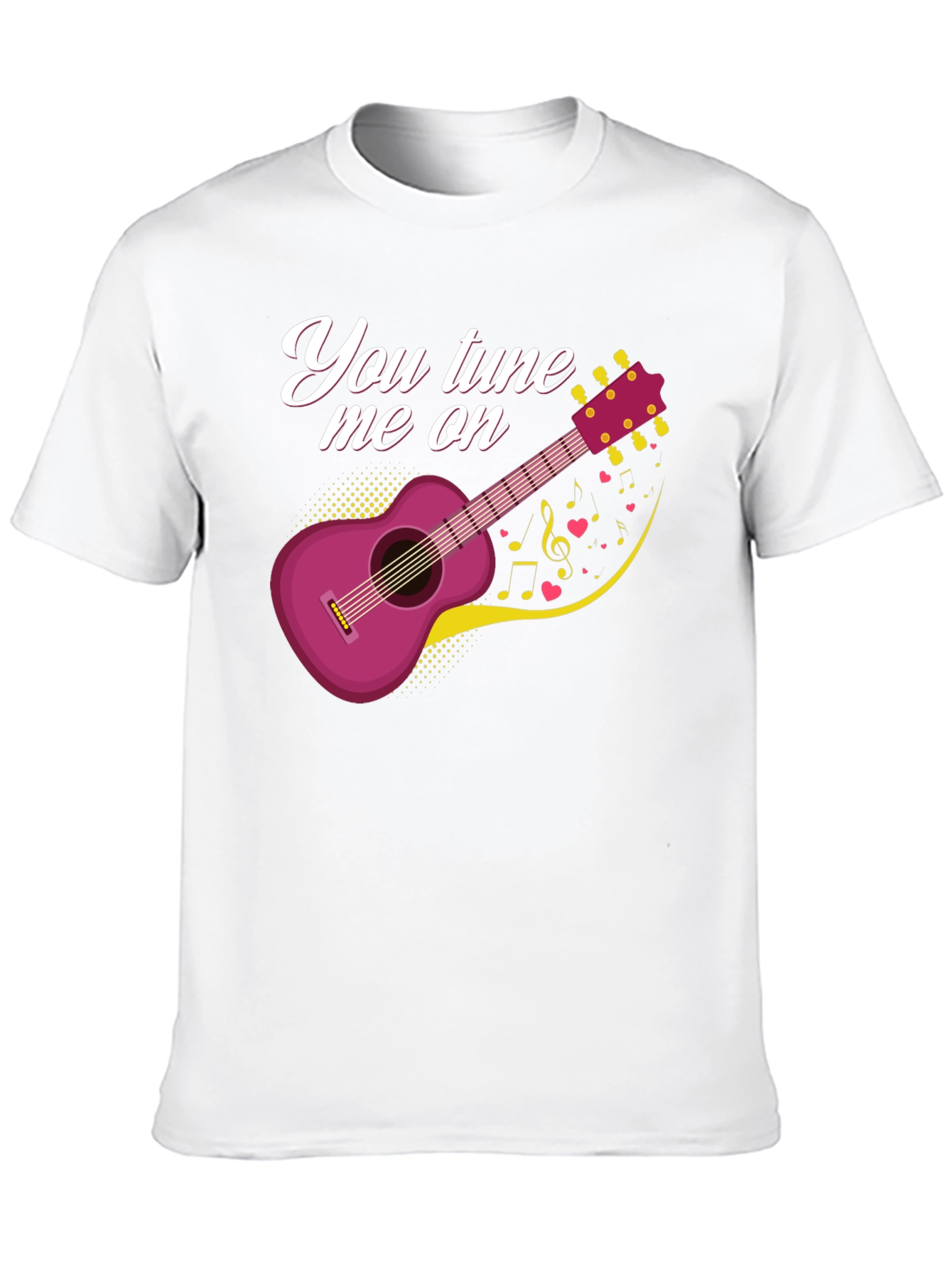 Black You Tune Me On Guitar Music Lover T-Shirt view 10