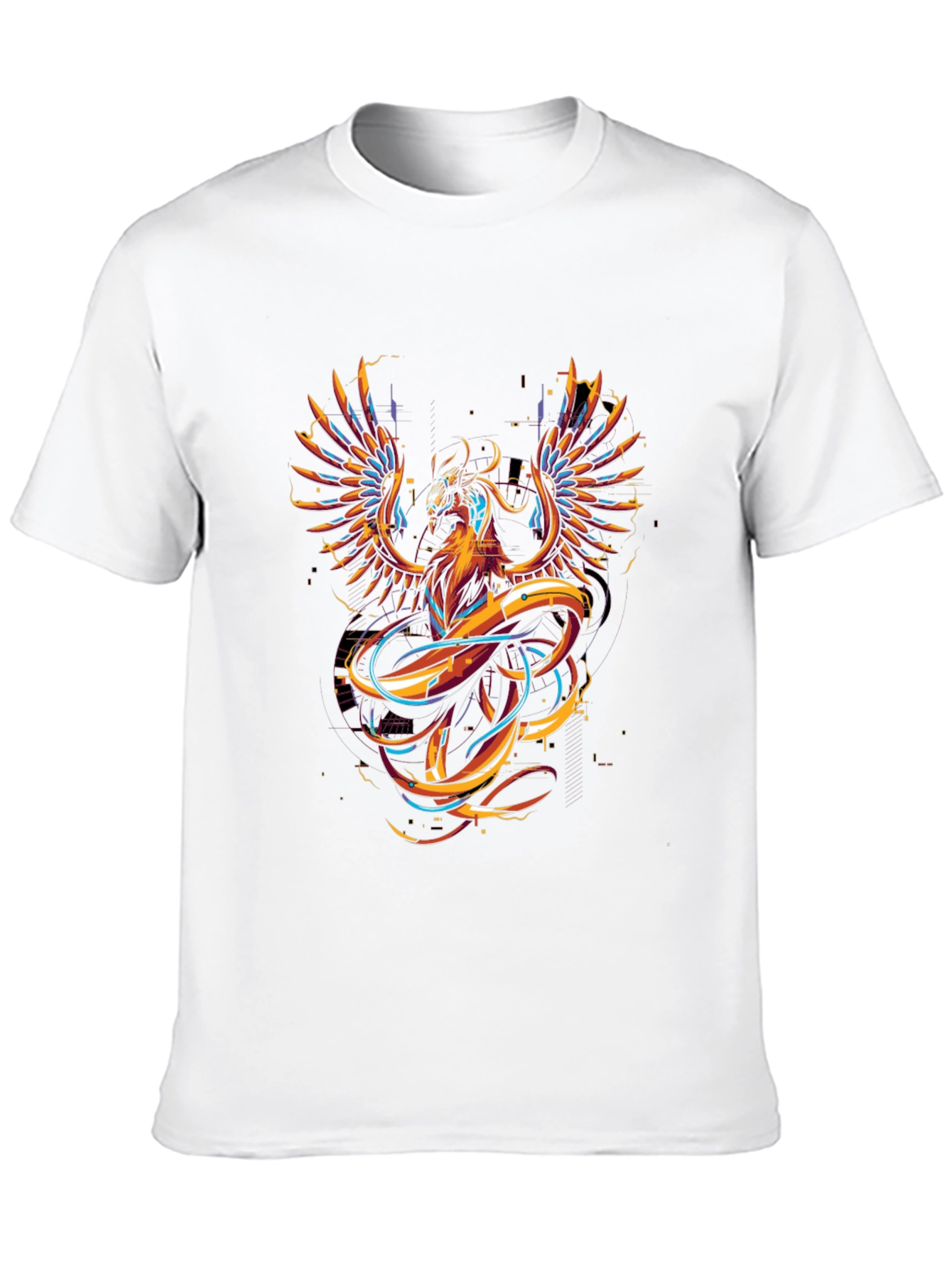 Black Phoenix Graphic Black T-Shirt view 10