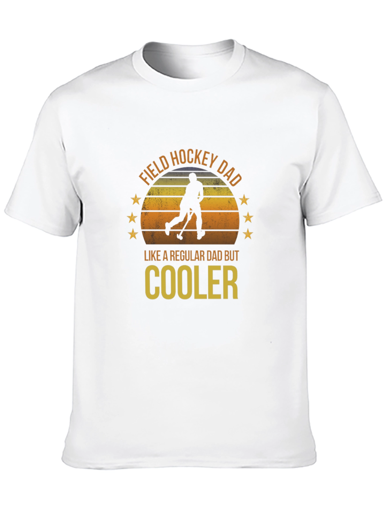 Black Field Hockey Dad T-Shirt - Cool Dad Edition view 10