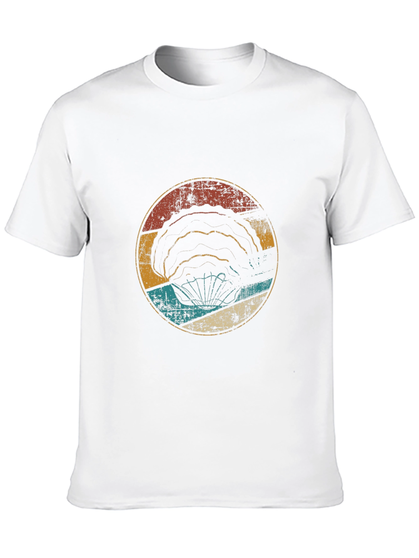 Black Vintage Parachute Circle Graphic Tee - Black view 10