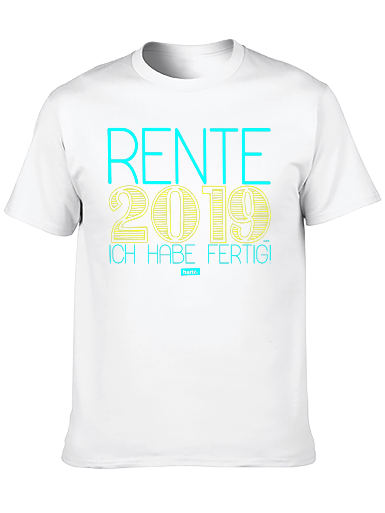 Rente 2019 T-Shirt - Retirement Humor Tee - 10