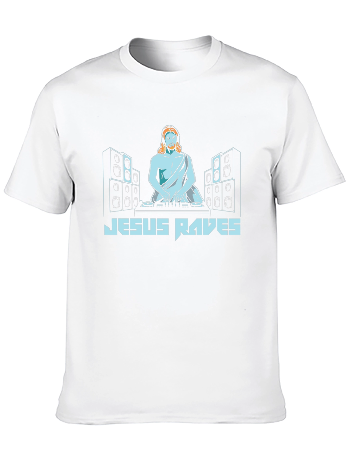Black Jesus Raves Graphic Print Black T-Shirt view 10