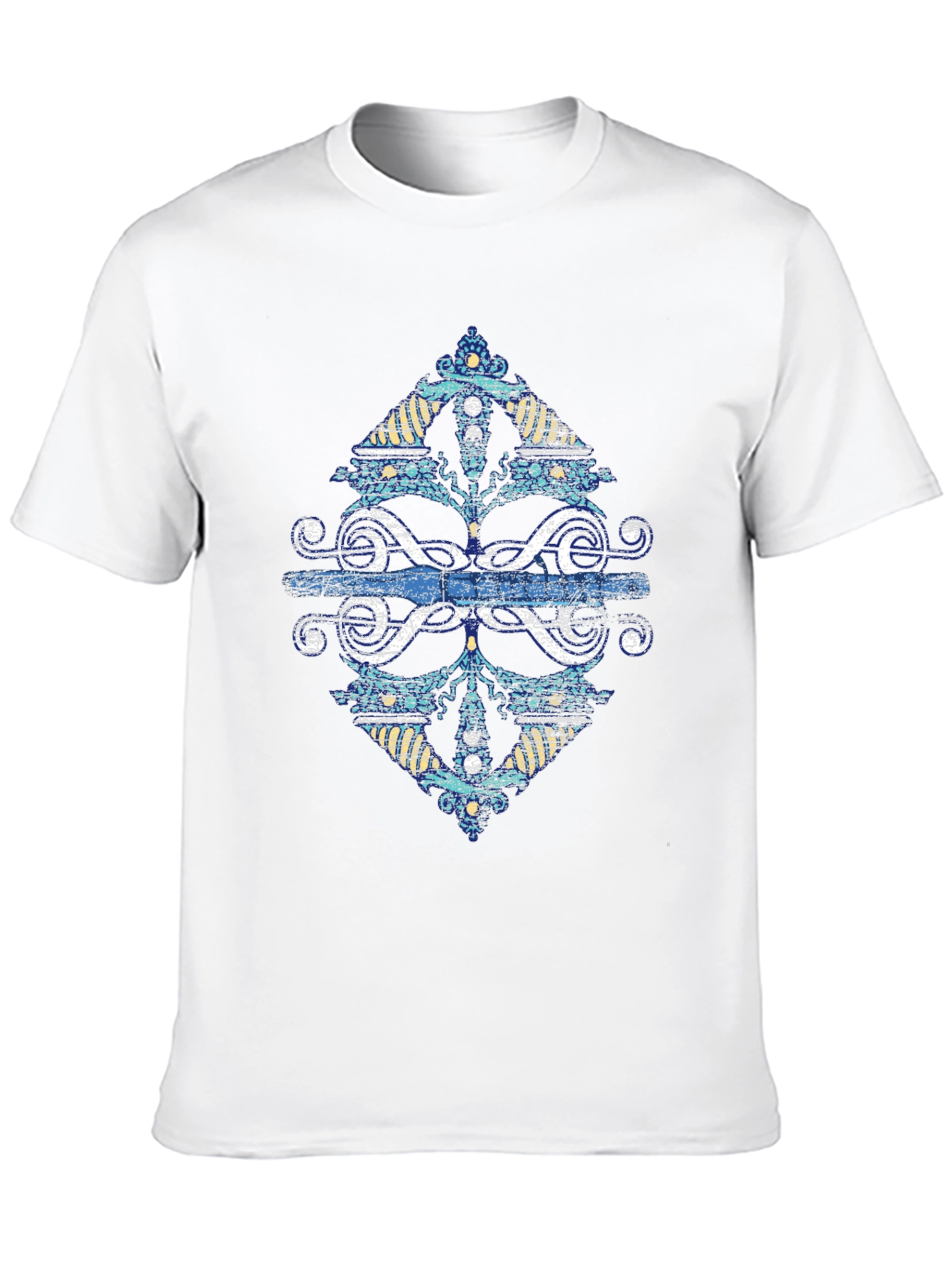 Black Graphic Treble Clef Diamond Tee - Black view 10