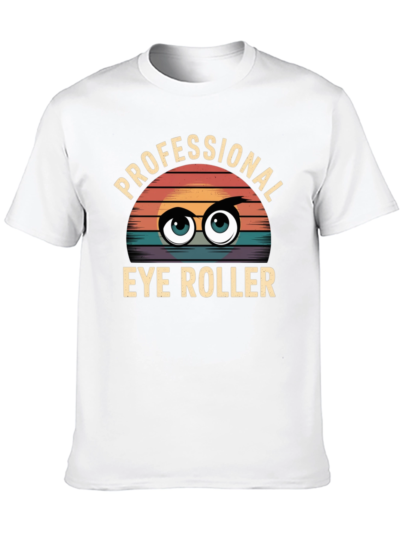 Black Professional Eye Roller T-Shirt view 10