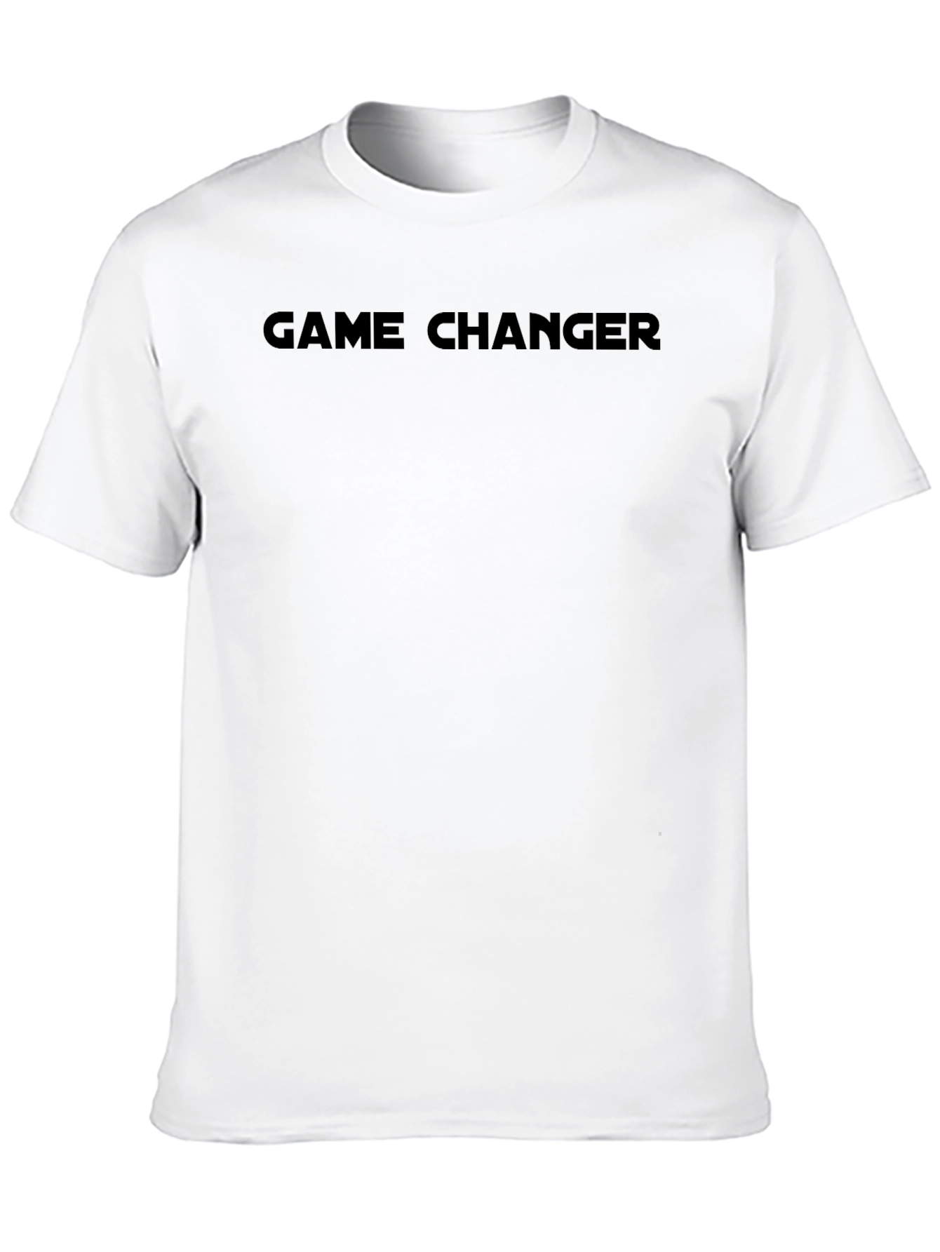 Black Game Changer Black T-Shirt view 10