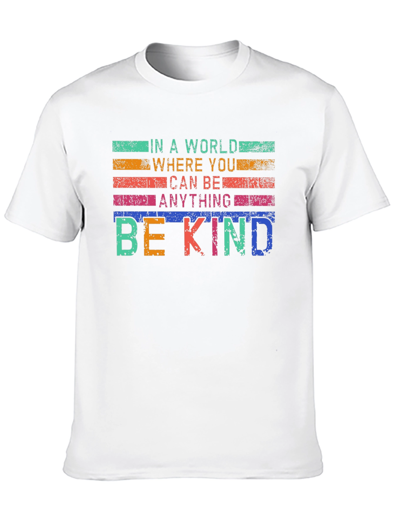 Black Be Kind Graphic T-Shirt - Inspirational Message view 10