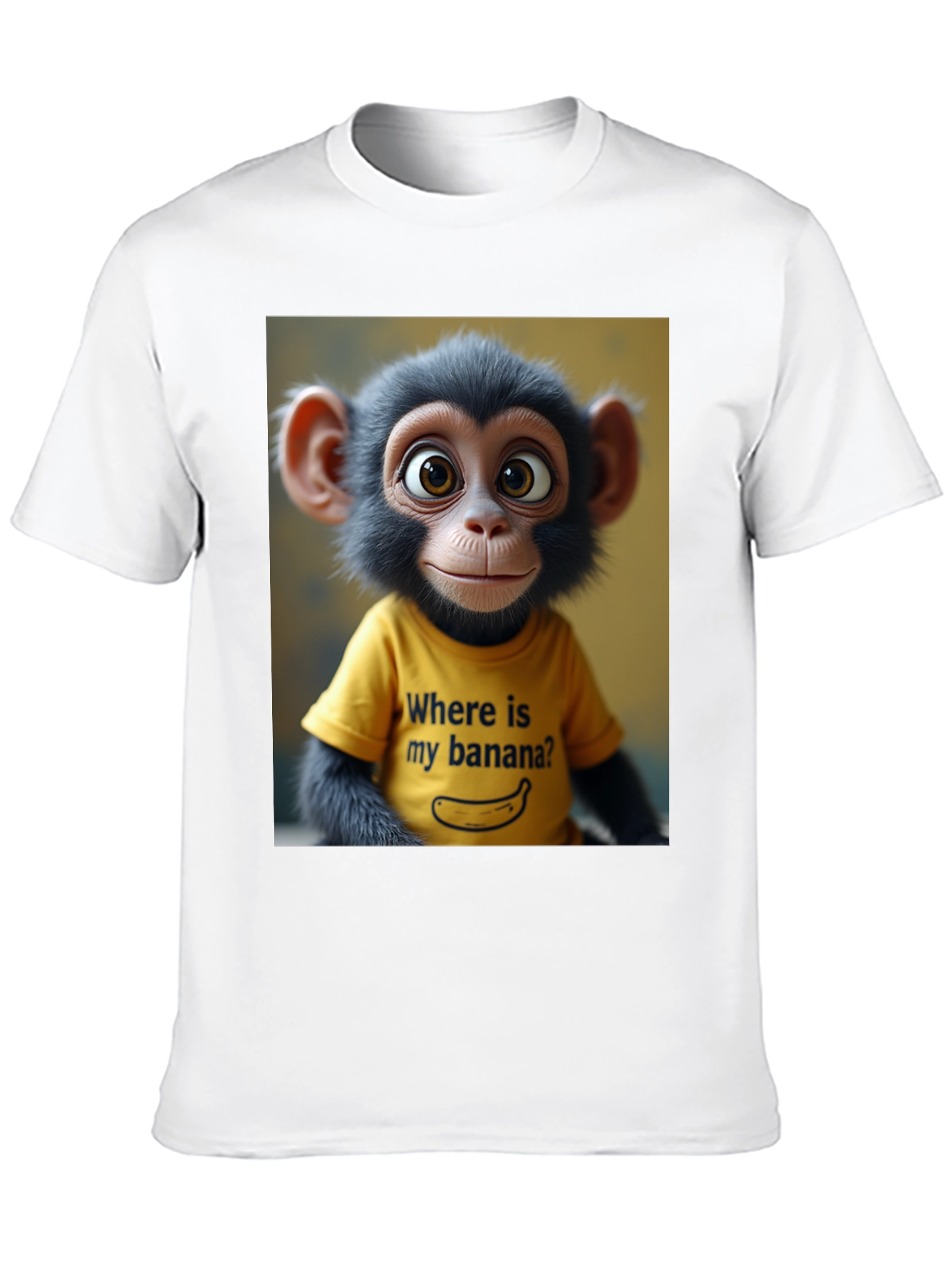 Black Monkey T-Shirt: Where's My Banana? view 10