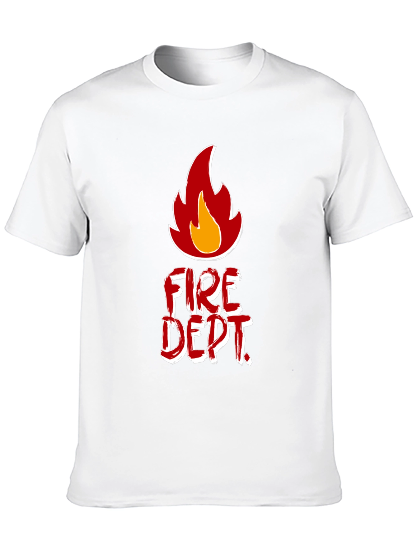 Black Fire Dept. T-Shirt - Bold Graphic Tee for Firefighters view 10