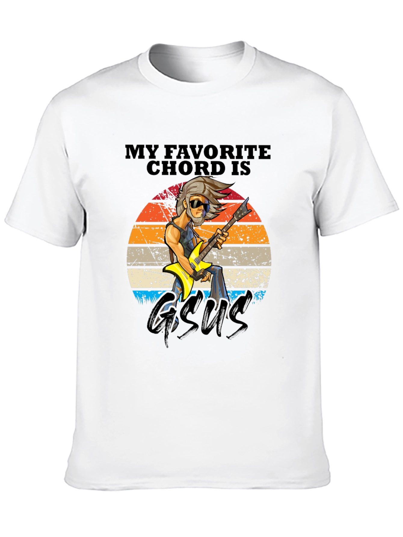 Black My Favorite Chord is GSUS Black T-Shirt view 10